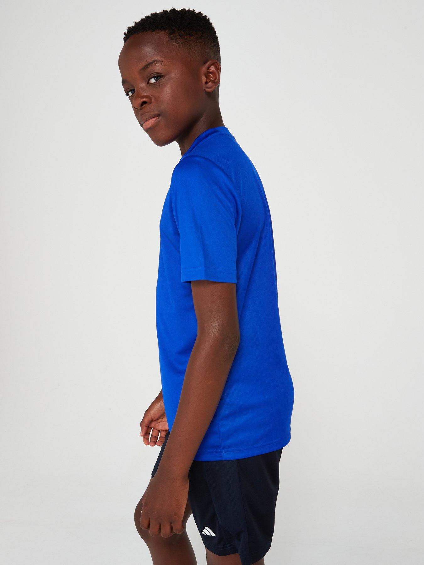 adidas-junior-boys-train-essentials-t-shirt-bluestillFront