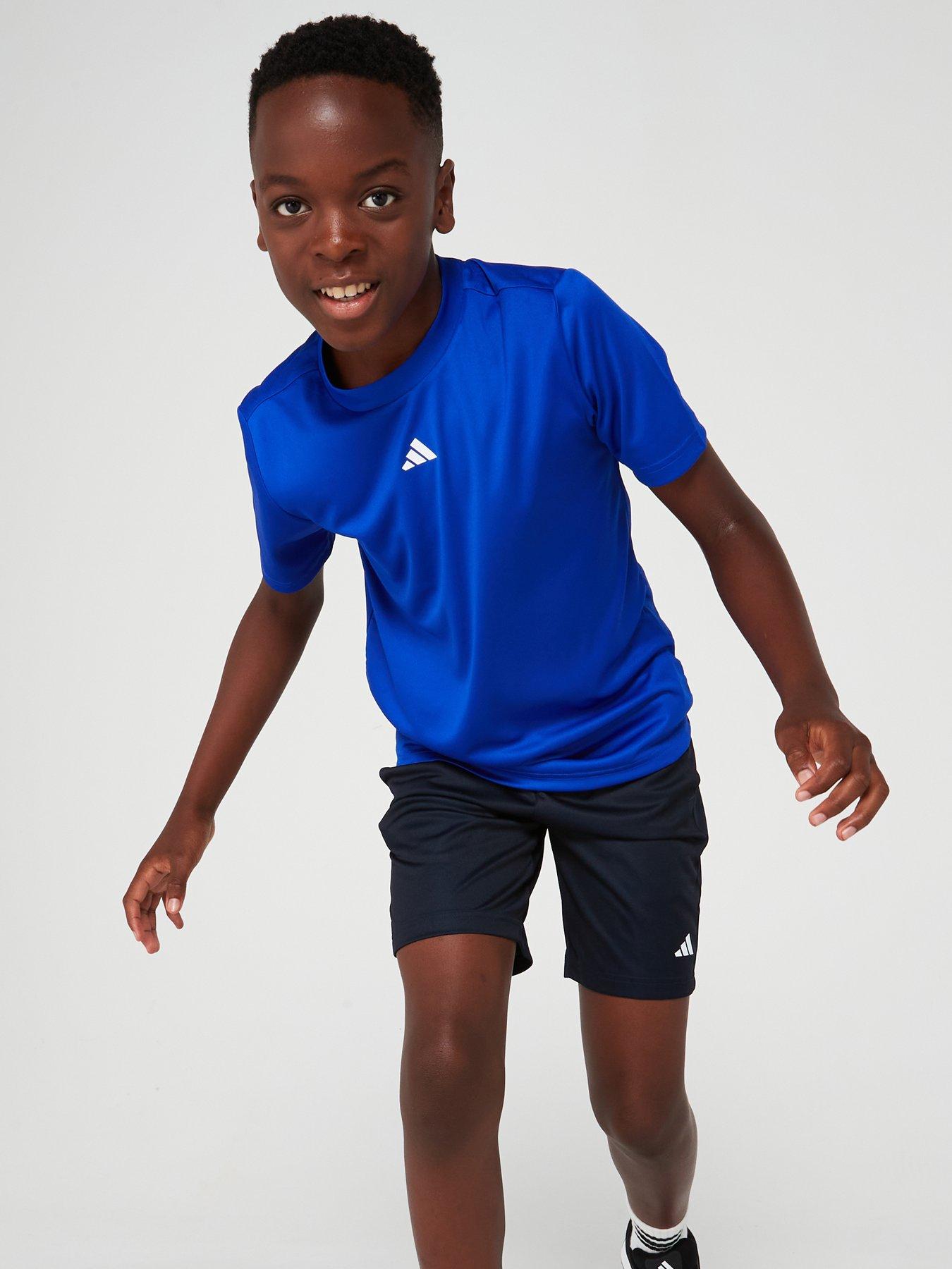 adidas-junior-boys-train-essentials-t-shirt-bluedetail