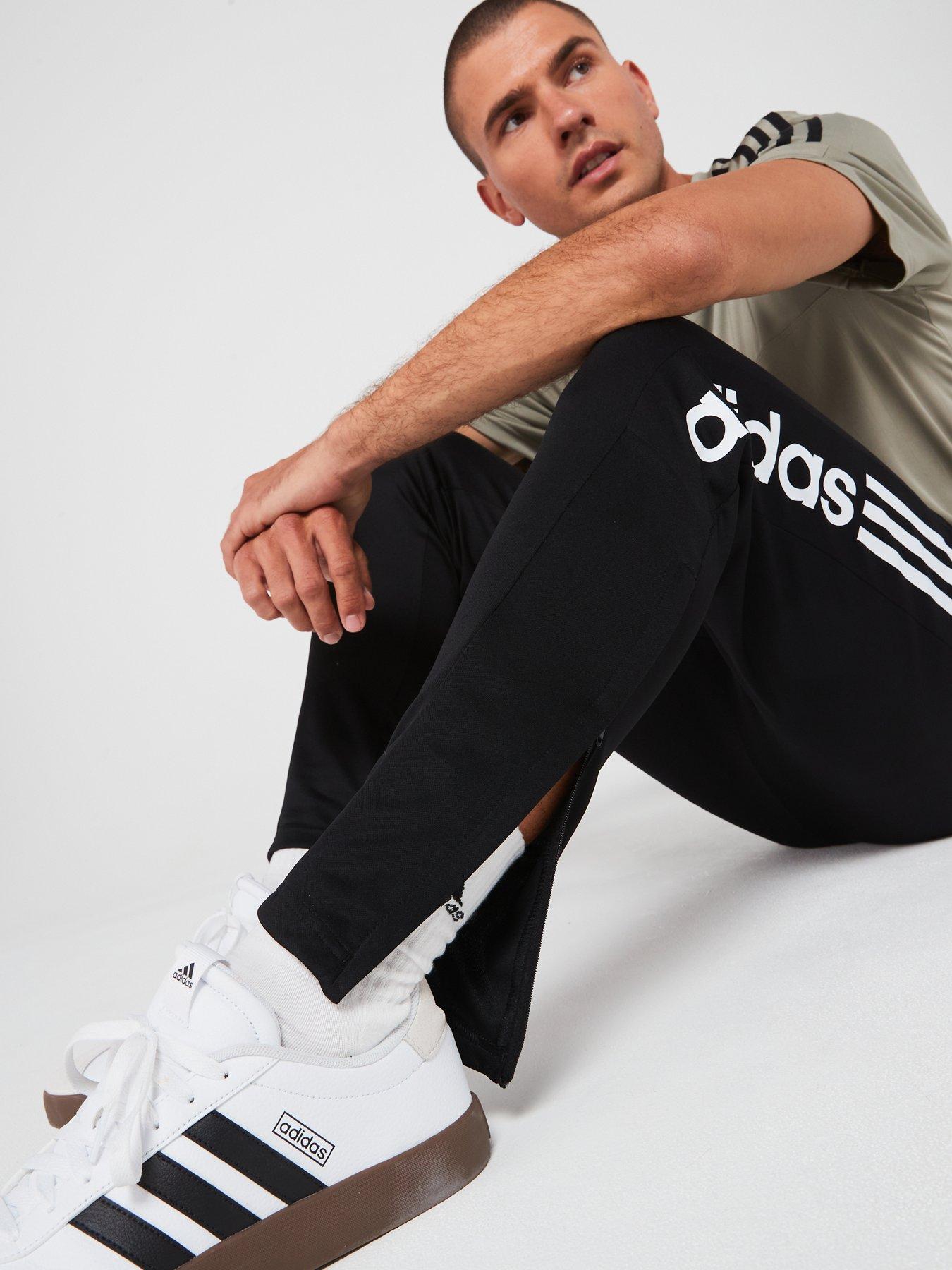 adidas-sportswear-mens-tiro-wordmark-pant-blackwhiteoutfit