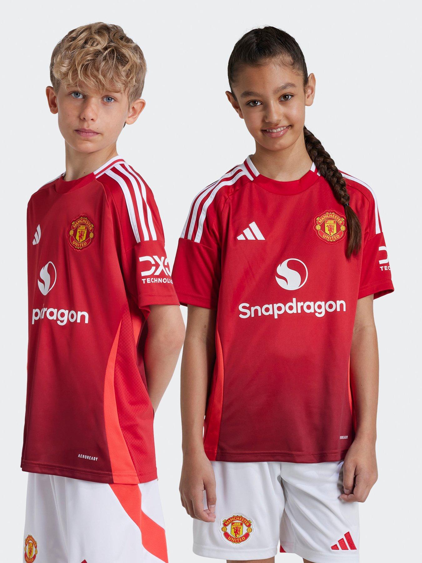 adidas-manchester-united-junior-2425-home-stadium-replica-shirt--redfront