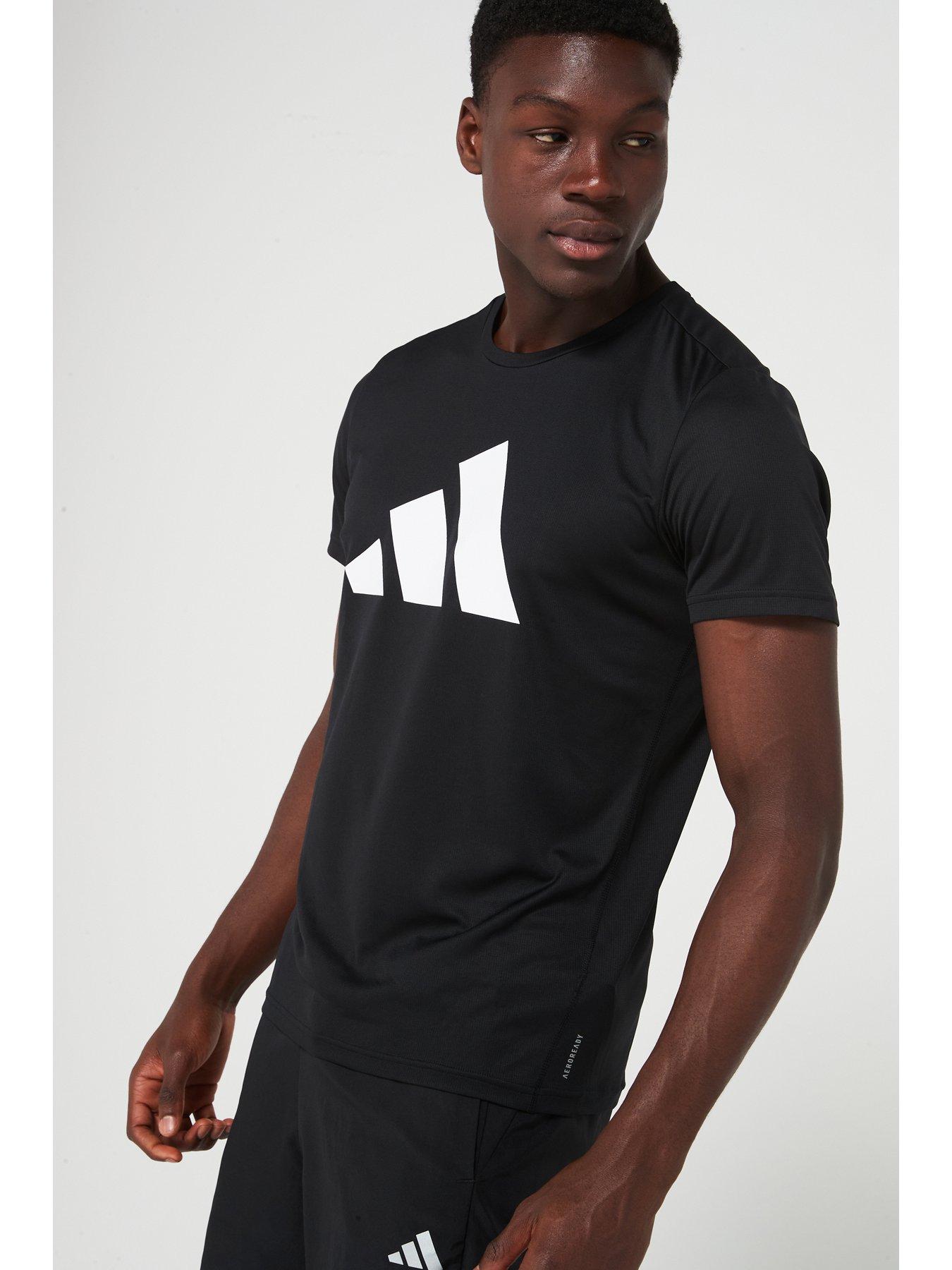 undefined Mens Running Run It T-Shirt - Black