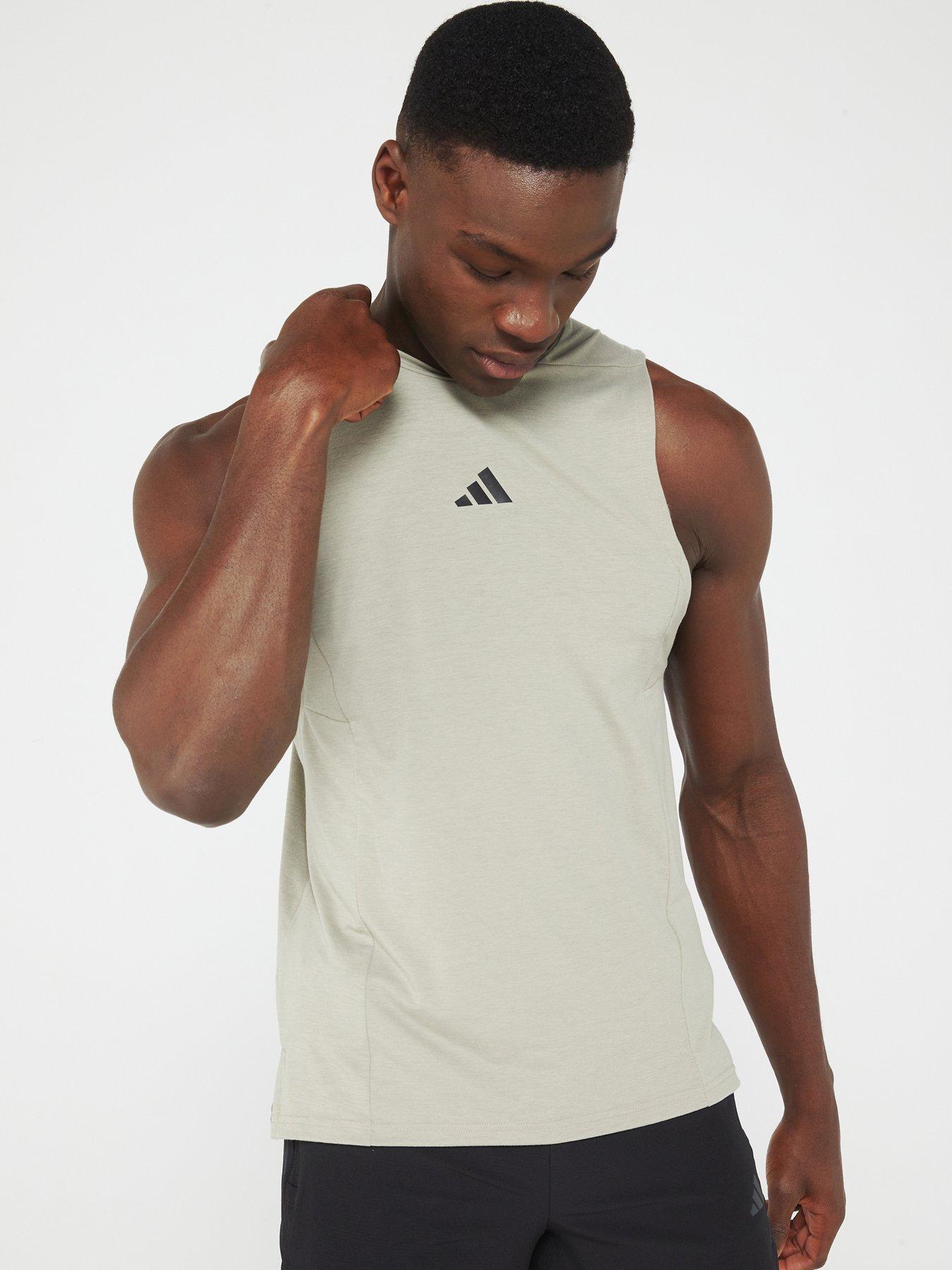 adidas Mens Training Designed 4 Training Tank - Grey