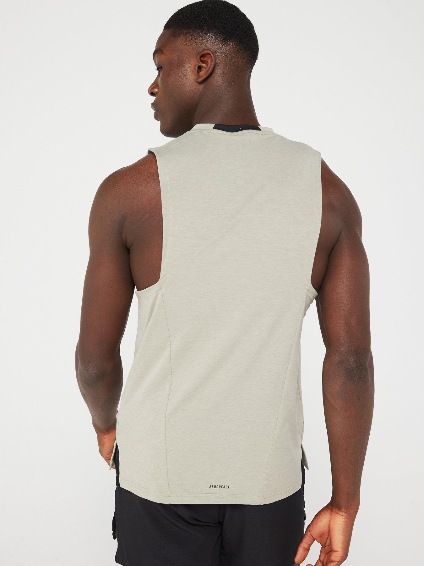 Image 2 of 5 of adidas Mens Training Designed 4 Training Tank - Grey