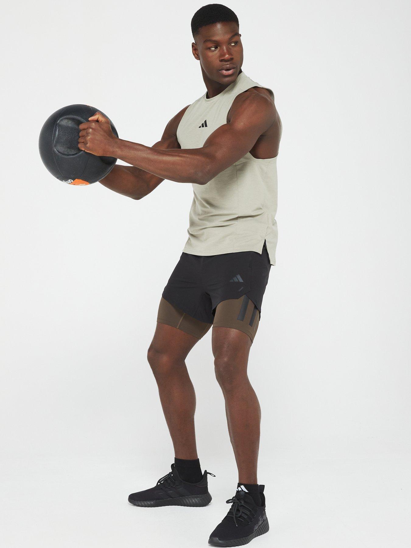 Image 3 of 5 of adidas Mens Training Designed 4 Training Tank - Grey
