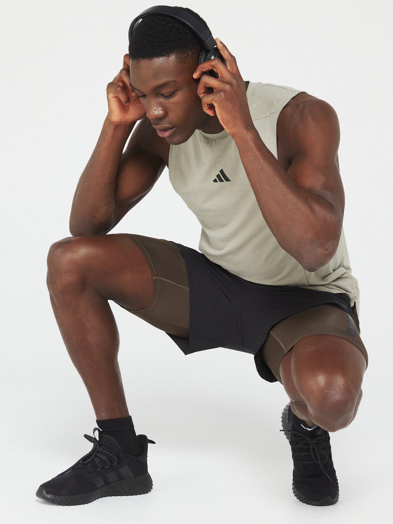 Image 4 of 5 of adidas Mens Training Designed 4 Training Tank - Grey