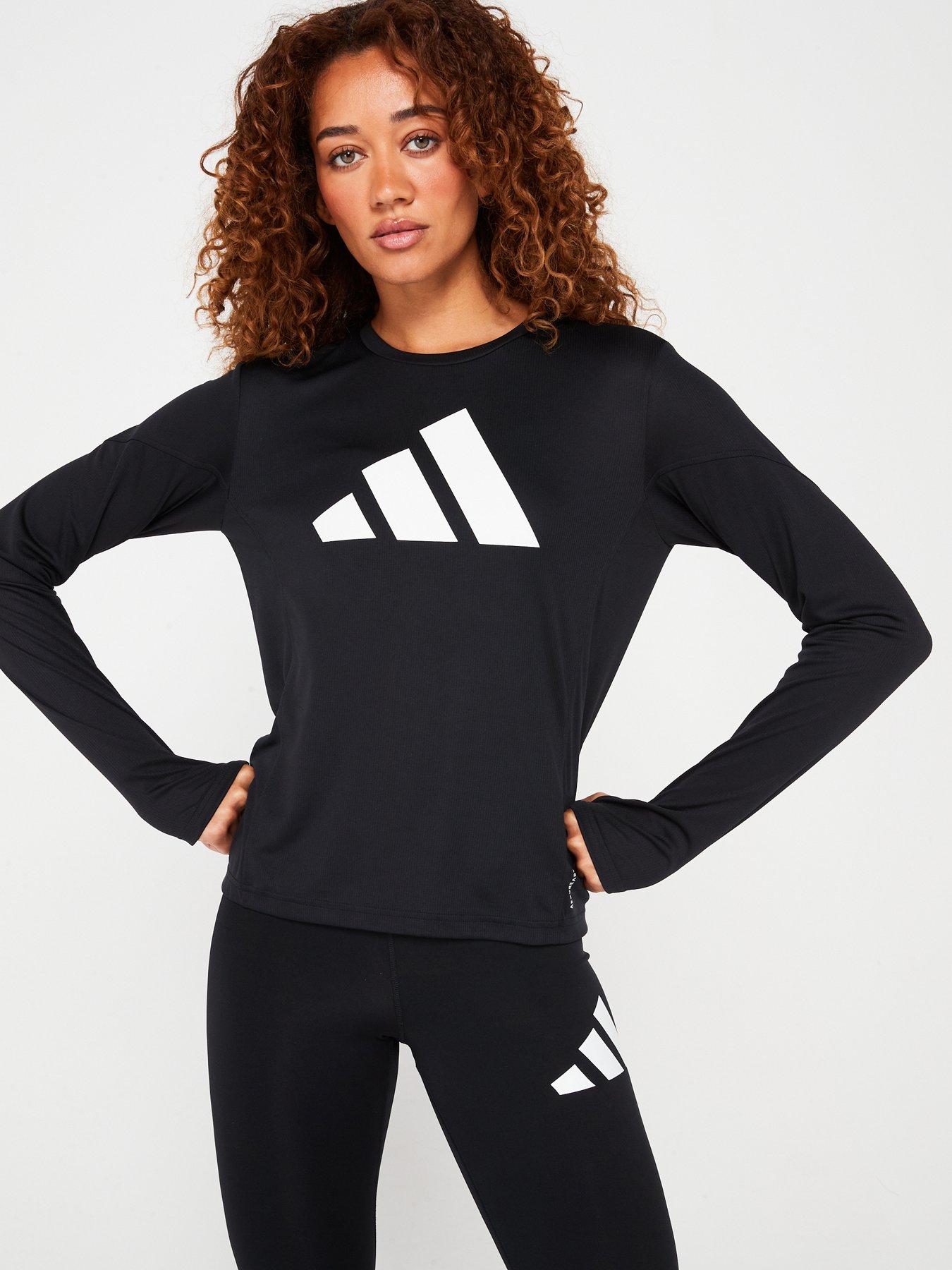 Adidas long sleeve running top womens online