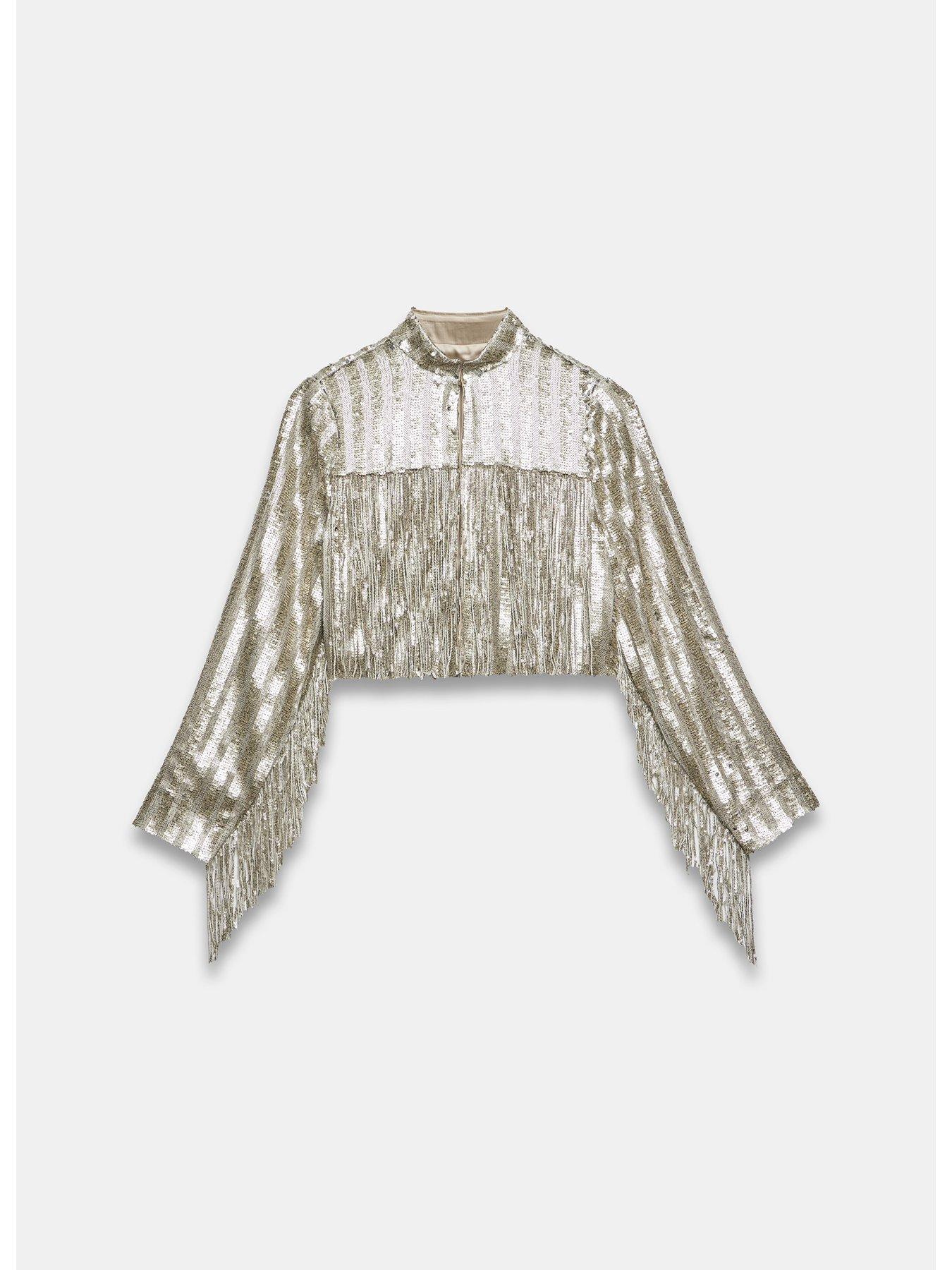 mint-velvet-gold-sequin-fringe-shrugdetail