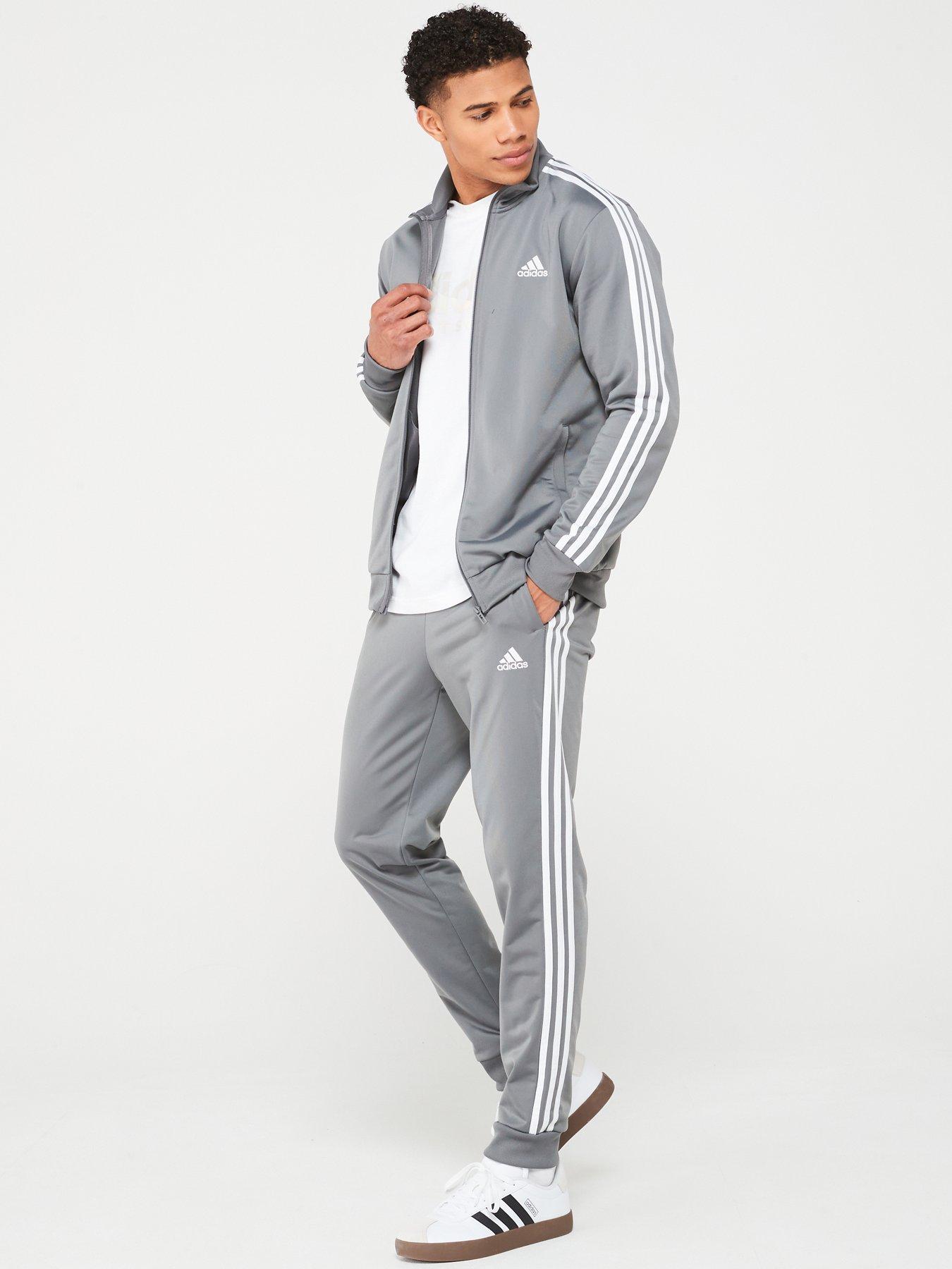 adidas-sportswear-mens-3-stripe-tricot-tracksuit-greydetail