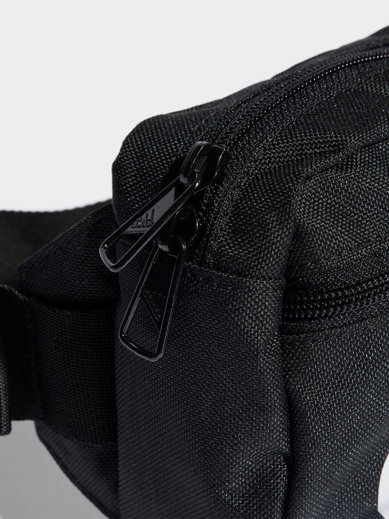 adidas-sportswear-unisex-linear-bumbag-blackwhitedetail