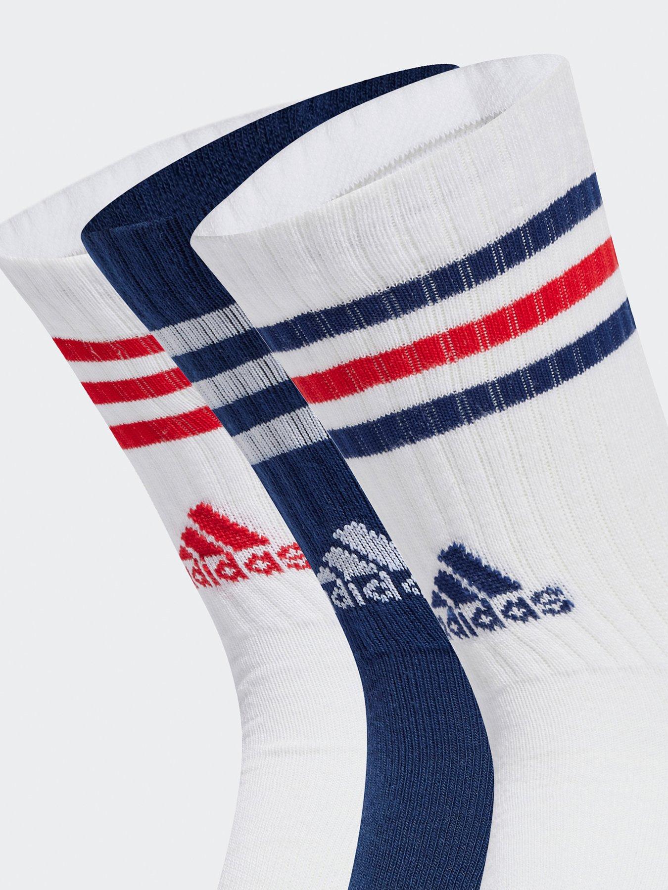 adidas-sportswear-unisex-3-stripes-cushioned-sportswear-crew-socks-3-pack-white-multiback