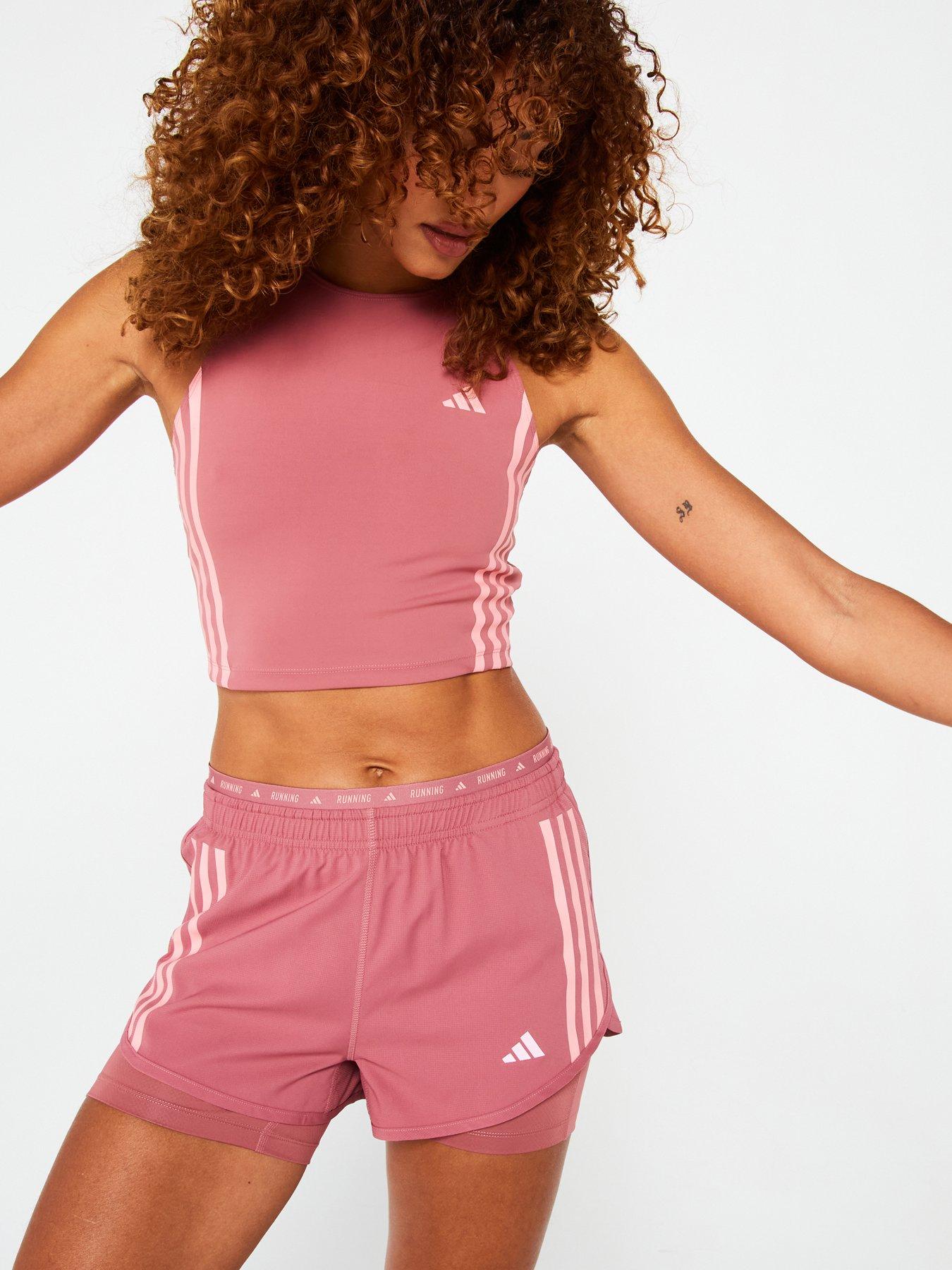 adidas-womens-running-own-the-run-3-stripe-2in1-shorts-pinkfront