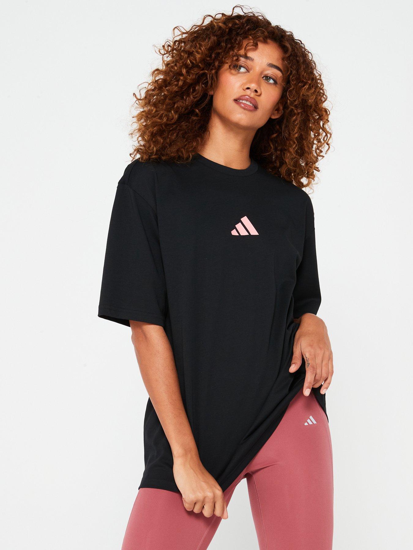 adidas-womens-training-strength-t-shirt-blackstillFront