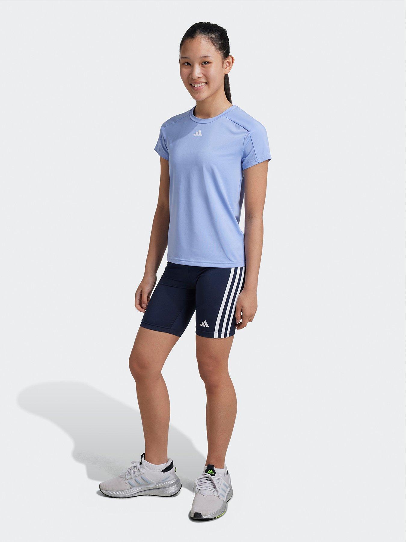 adidas-junior-girls-train-essentials-3-stripe-set-blue