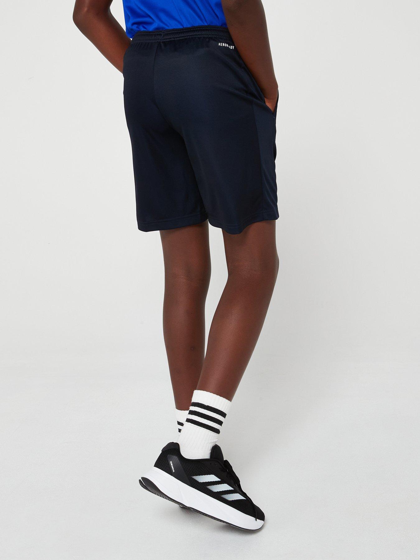 adidas-junior-boys-train-essentials-shorts-navystillFront