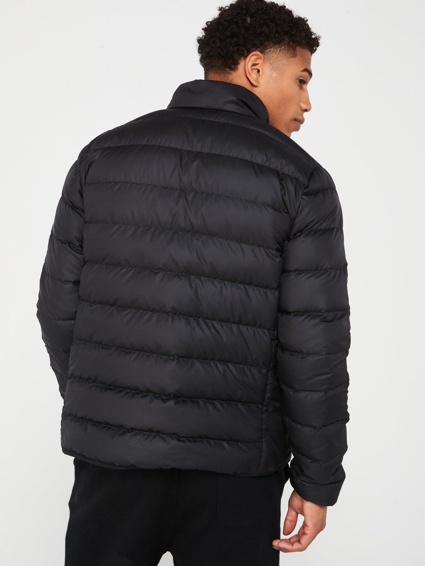 adidas-sportswear-mens-essentials-lite-down-jacket-blackstillFront