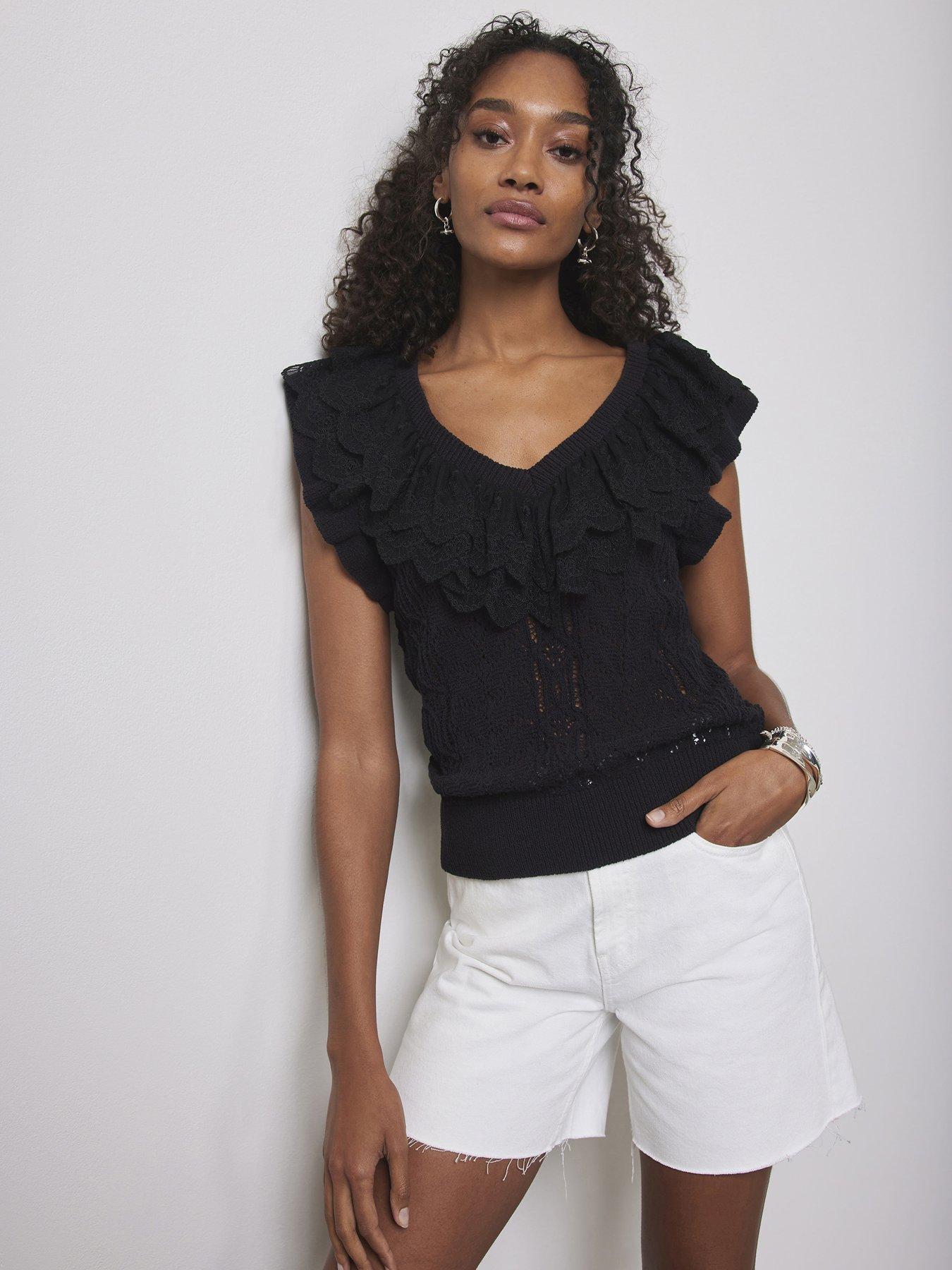 mint-velvet-black-frill-detail-knit-teeback