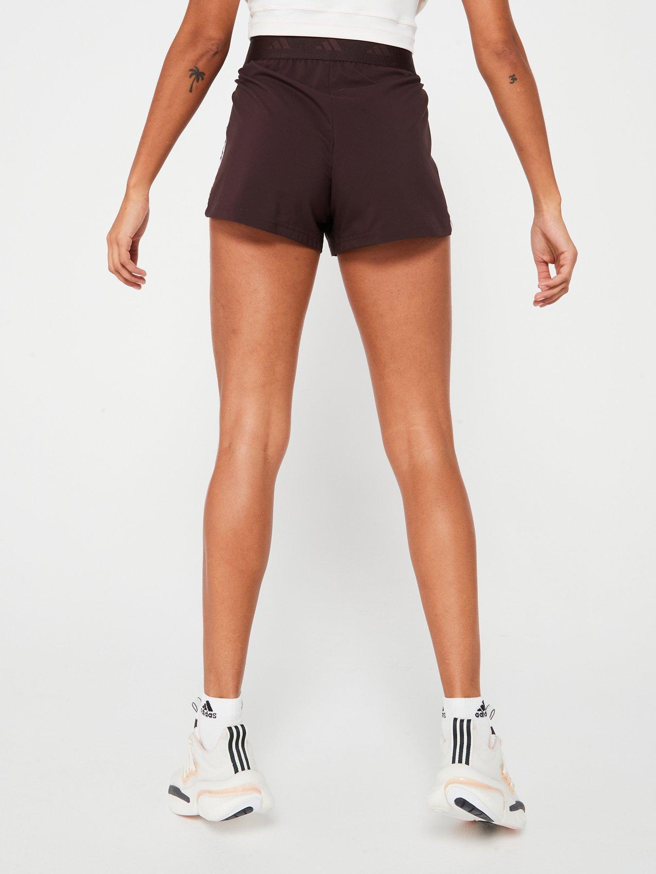 adidas-womens-training-hyperglam-woven-shorts-browndetail