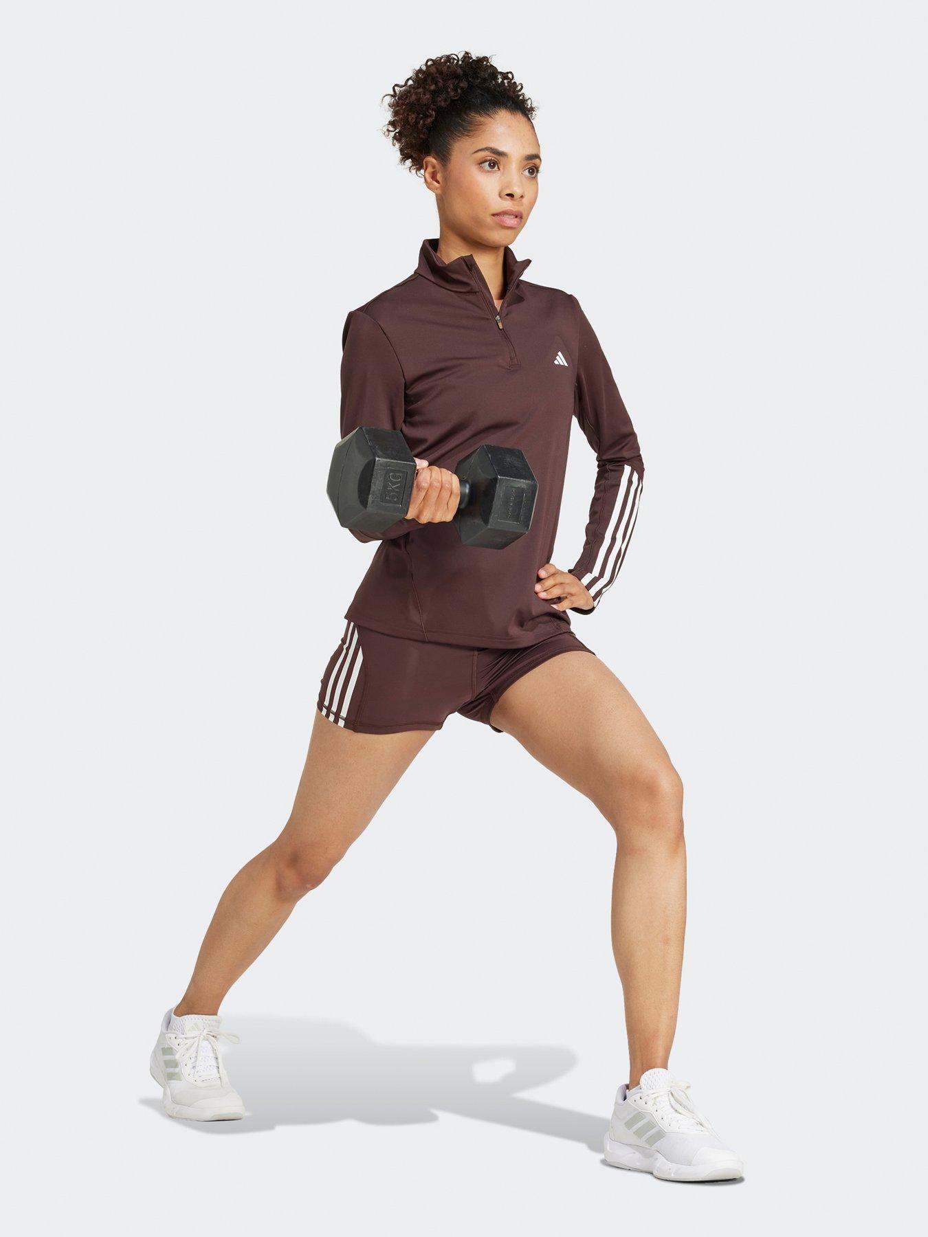 adidas-womens-training-hyperglam-14-zip-top-brownback