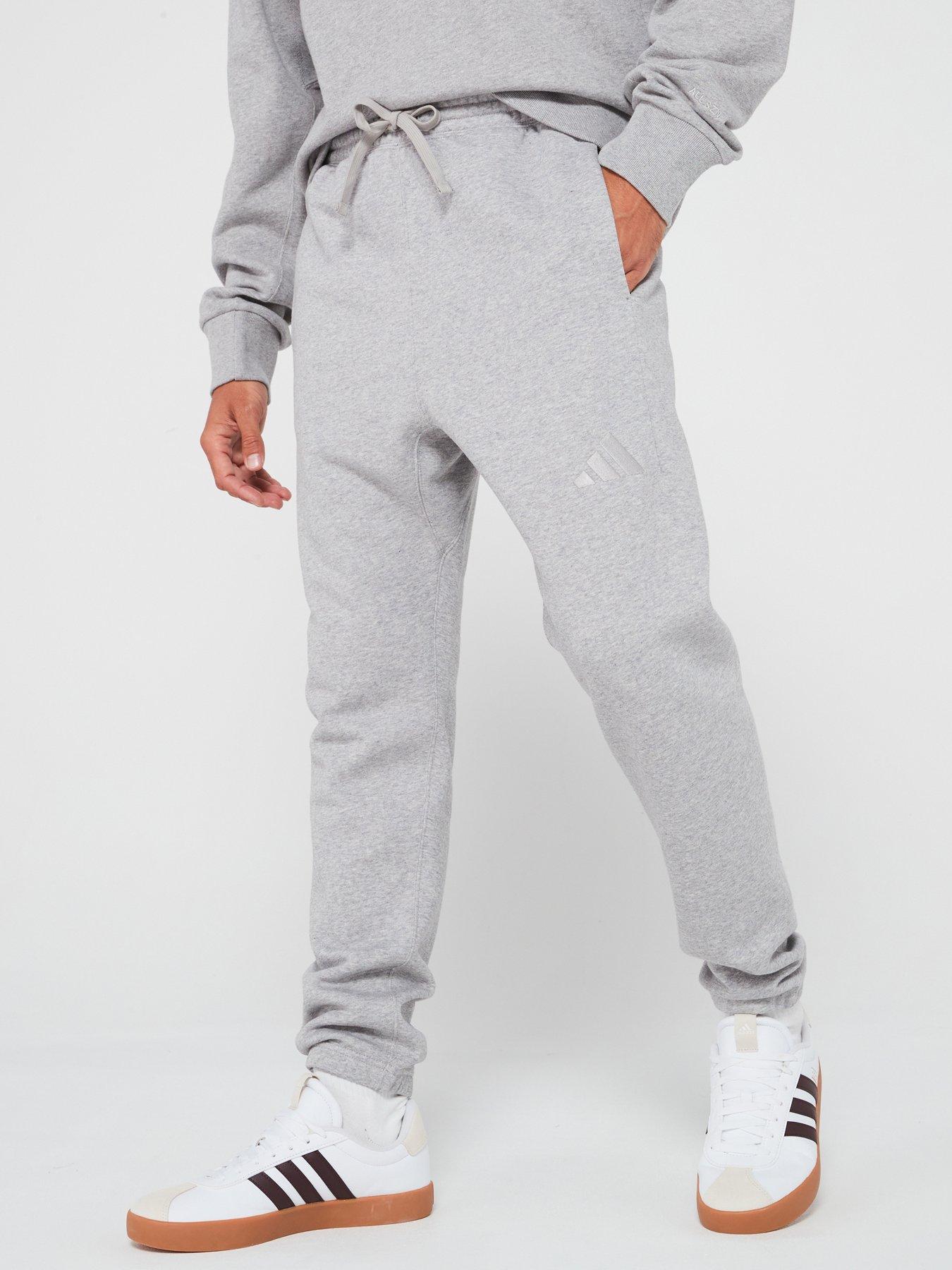 adidas-sportswear-mens-all-season-fleece-cuff-pant-grey