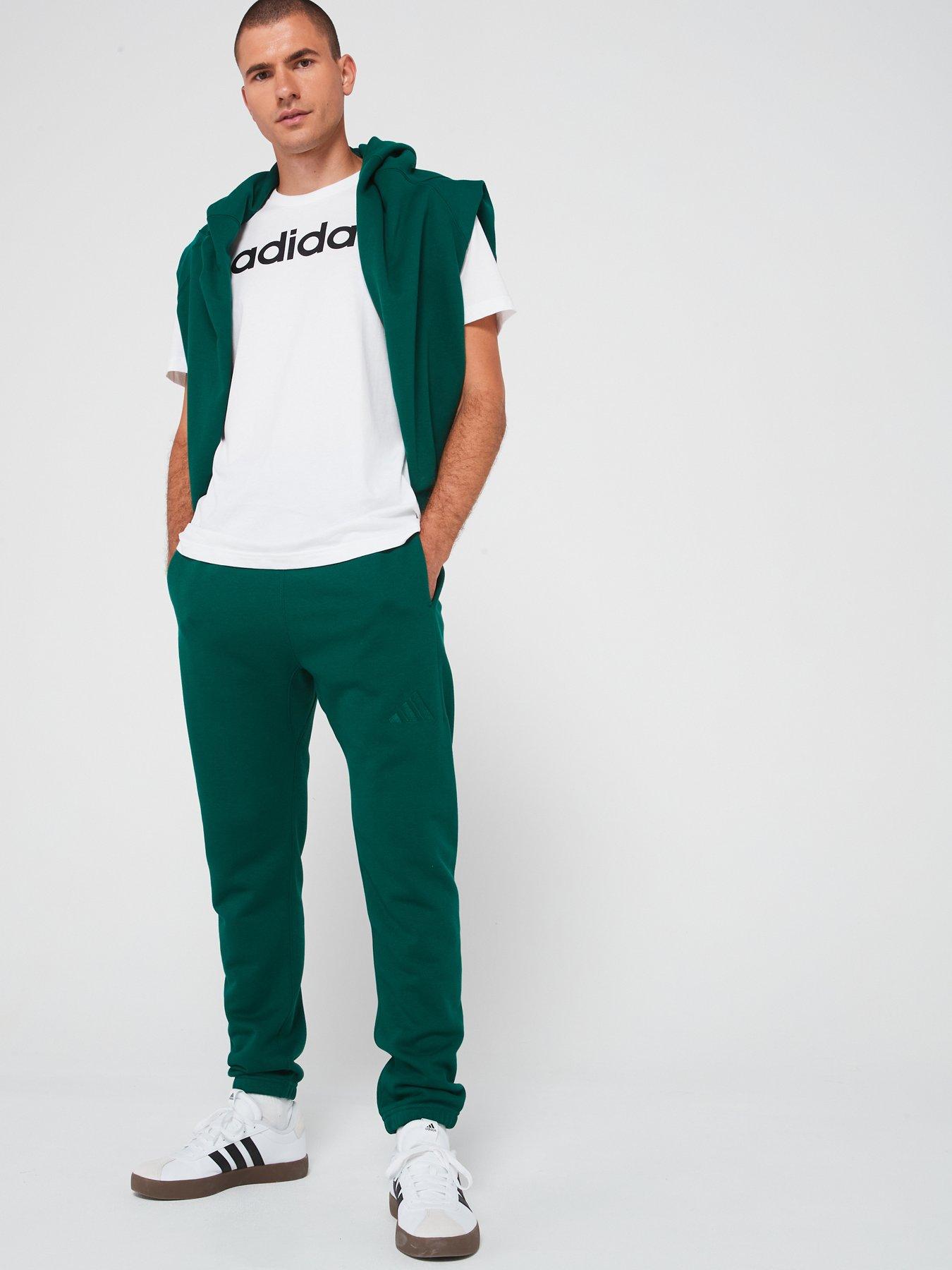 adidas-sportswear-mens-all-season-fleece-cuff-pant-greenback