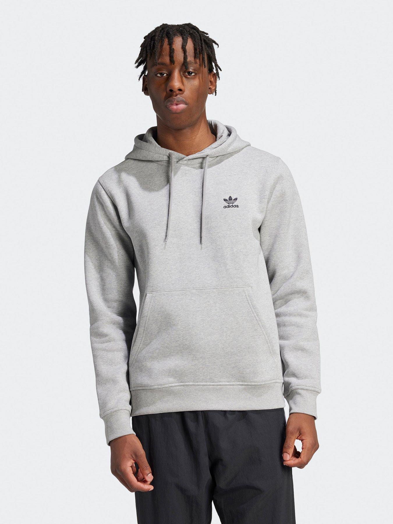 adidas Originals Mens Essentials Hoodie Grey Very Ireland
