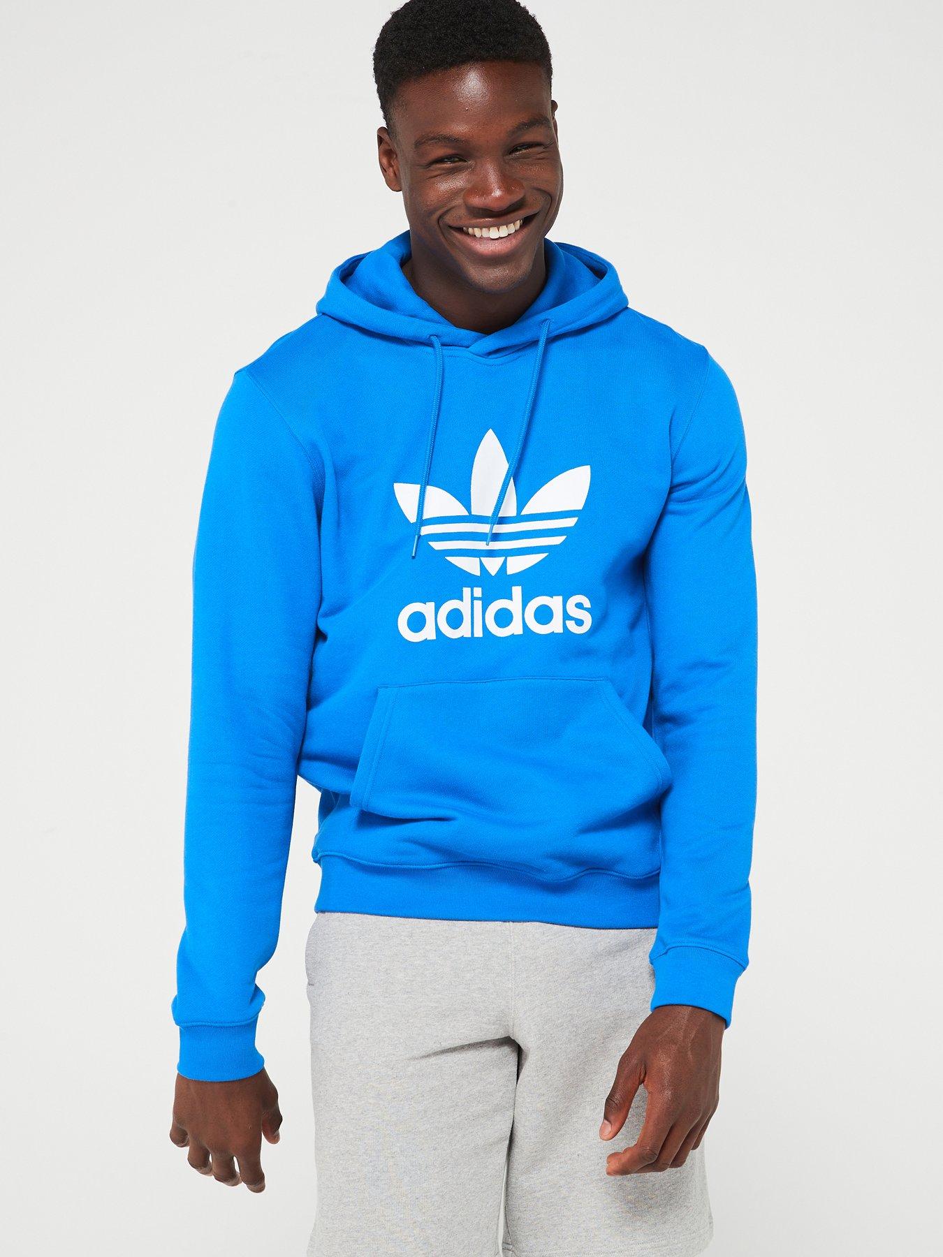 Adidas men's originals trefoil hoodie online