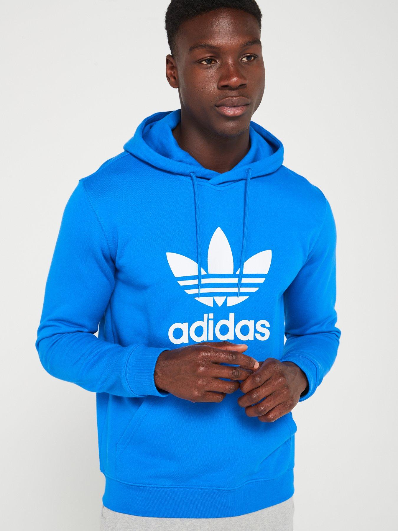 adidas-originals-mens-trefoil-hoodie-bluedetail