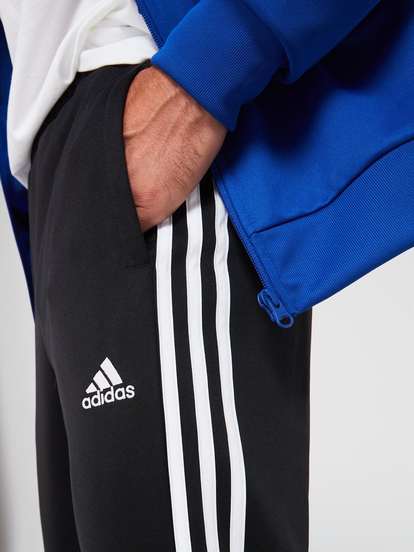 adidas-sportswear-mens-3-stripe-double-knit-tracksuit-blueoutfit