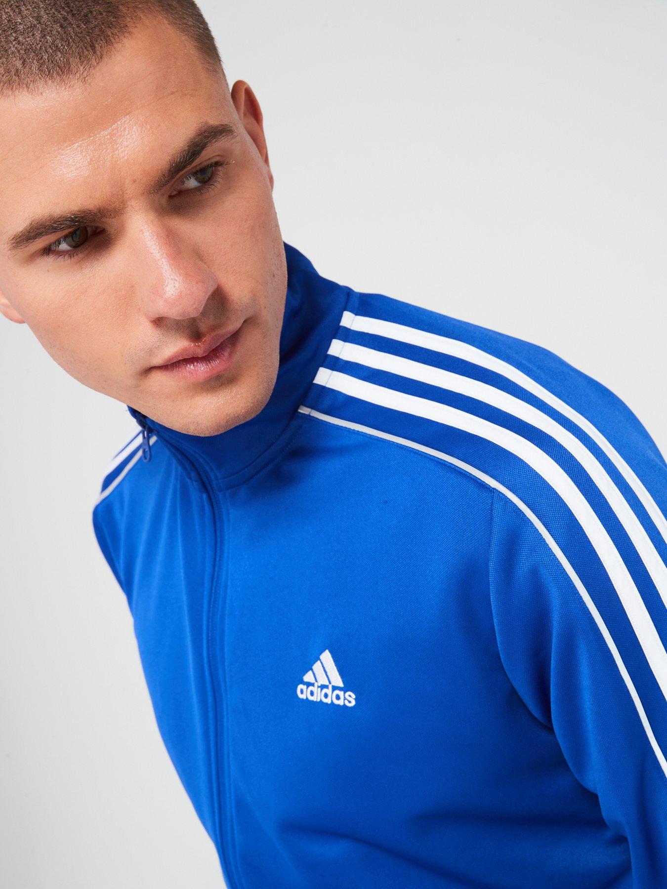 adidas-sportswear-mens-3-stripe-double-knit-tracksuit-bluedetail