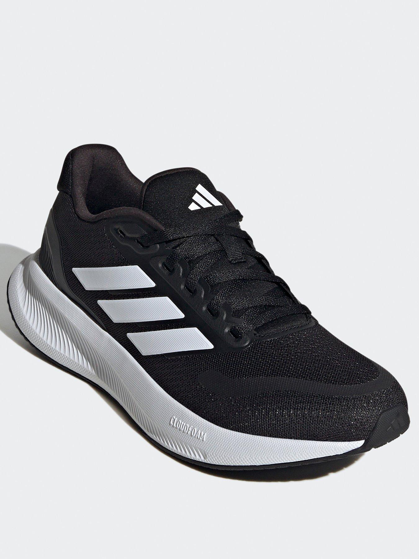 adidas-womens-running-runfalcon-5-trainers-blackwhitestillFront