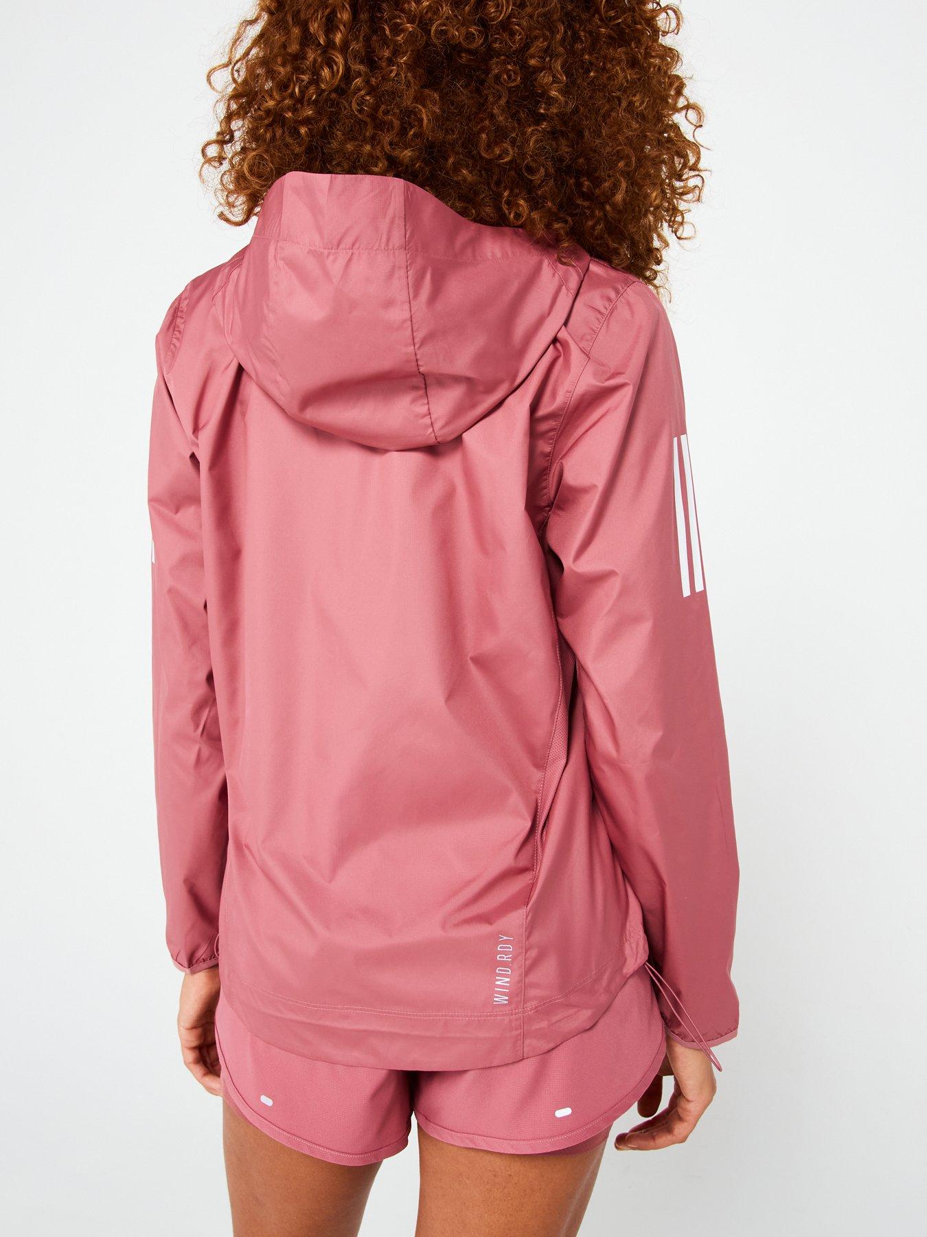 Pink womens running jacket sale