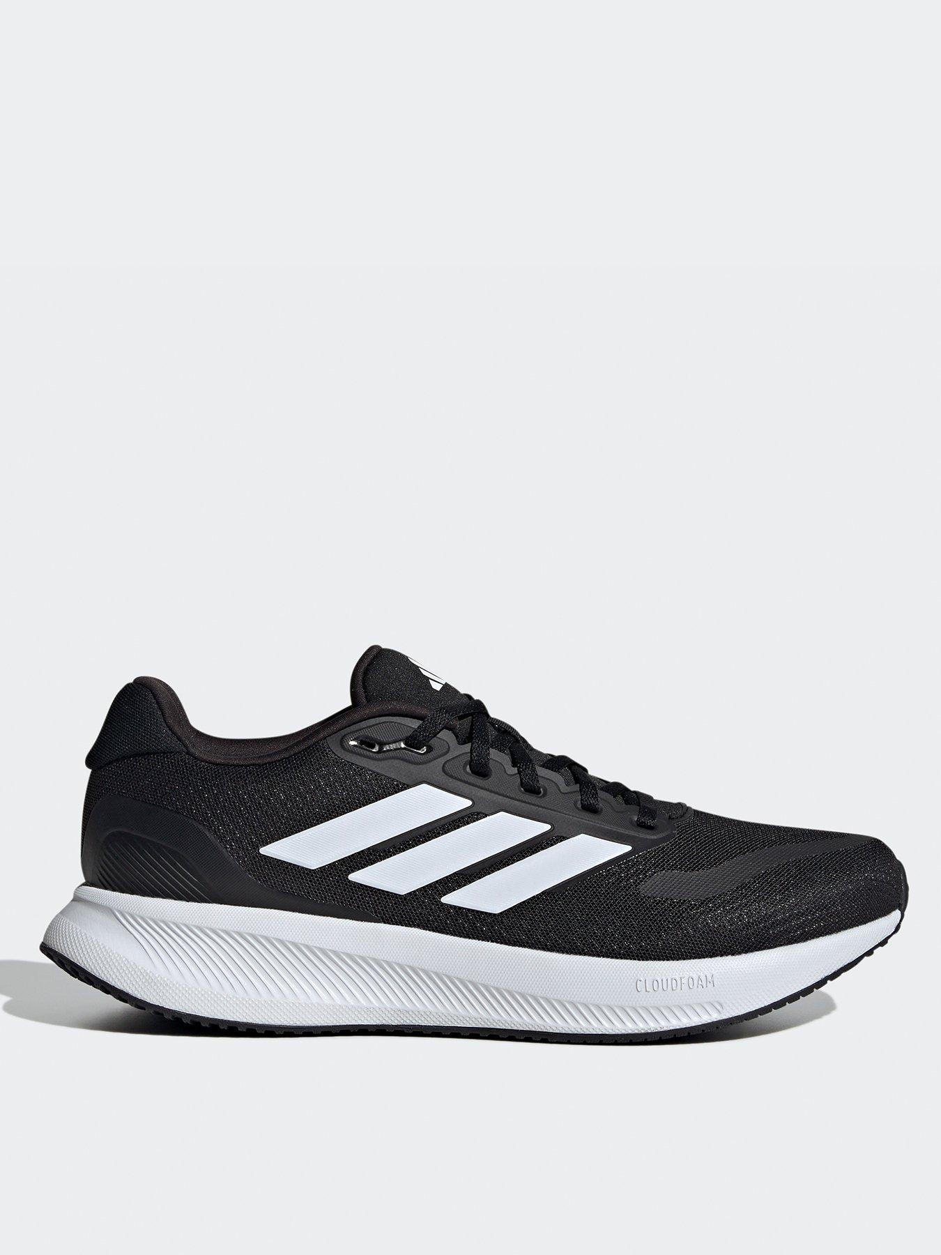 Image 1 of 7 of adidas Men's Running Runfalcon 5 Trainers - Black/White