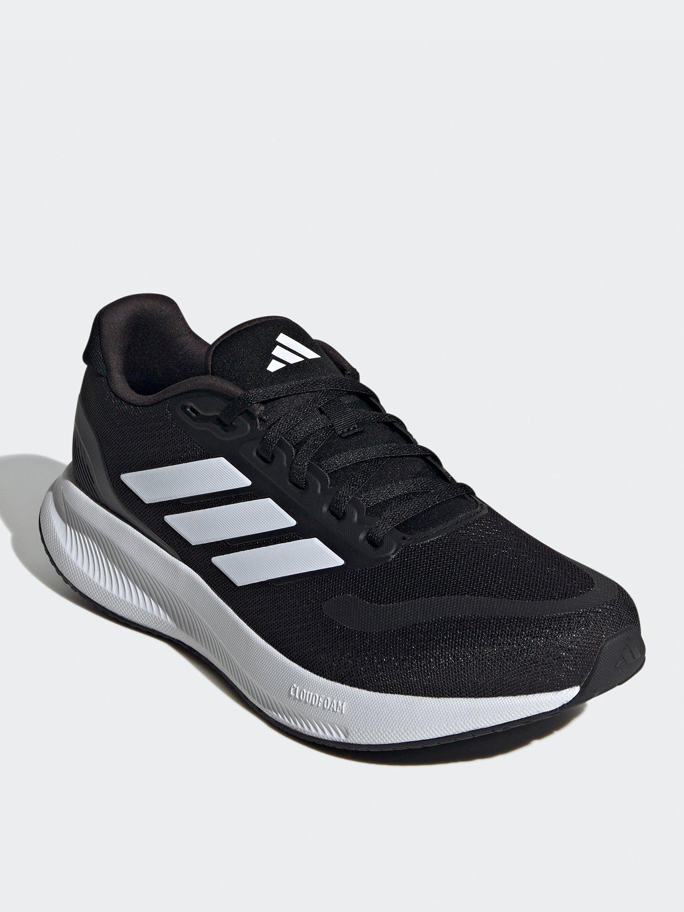 Image 2 of 7 of adidas Men's Running Runfalcon 5 Trainers - Black/White
