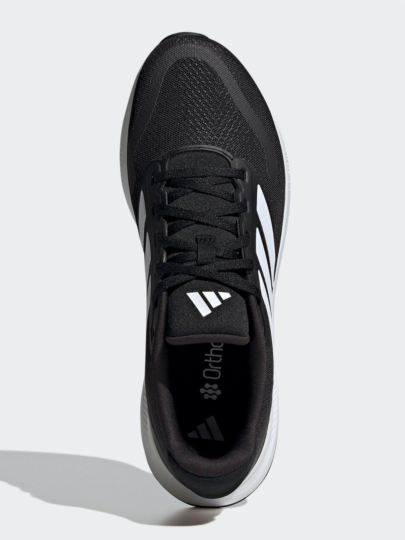 adidas-mens-running-runfalcon-5-trainers-blackwhiteoutfit