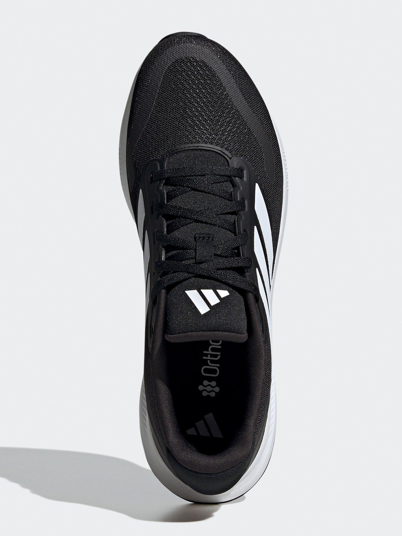 Image 4 of 7 of adidas Men's Running Runfalcon 5 Trainers - Black/White