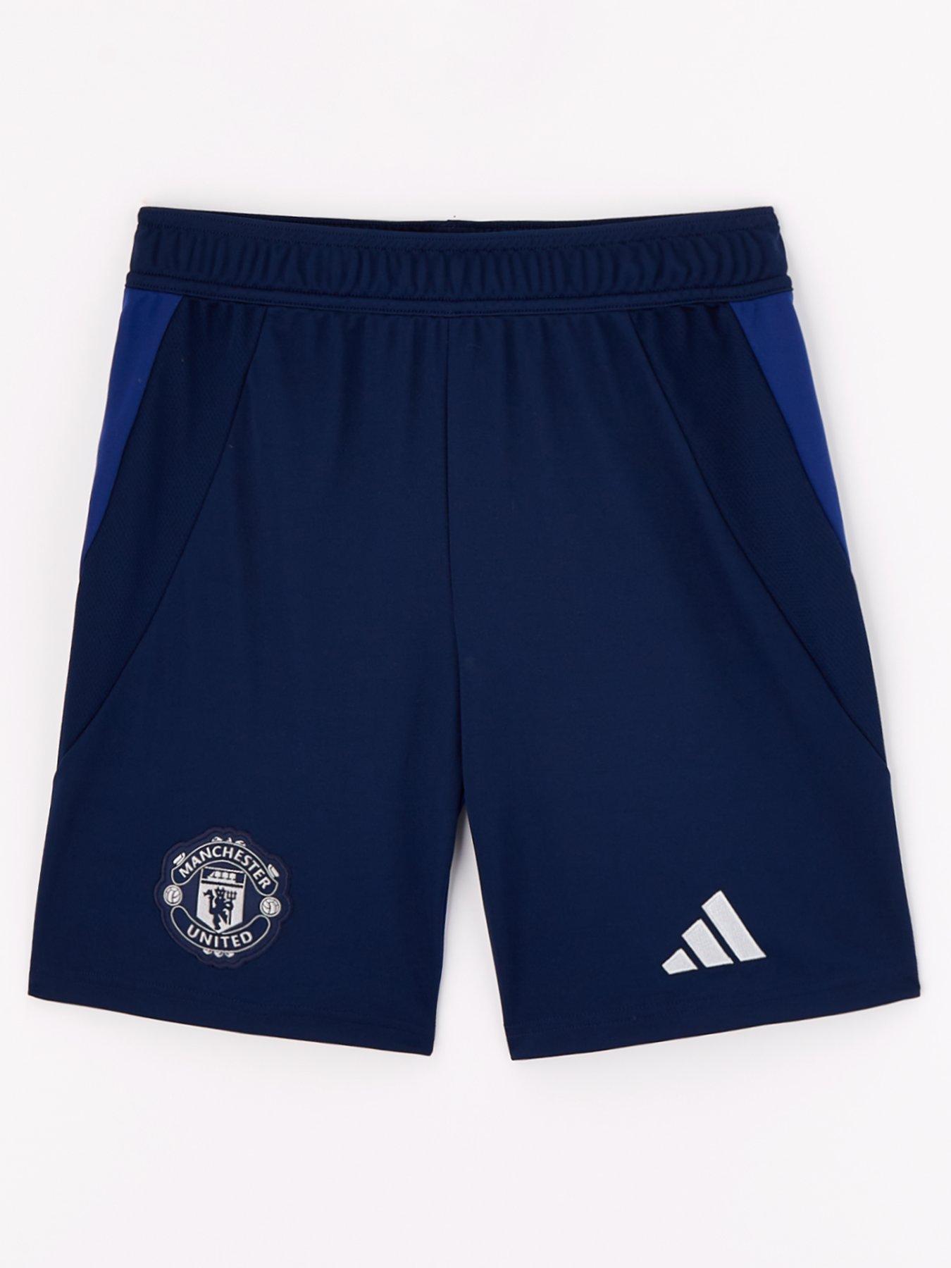 Image 1 of 4 of adidas Manchester United Junior 24/25away Stadium Shorts -navy