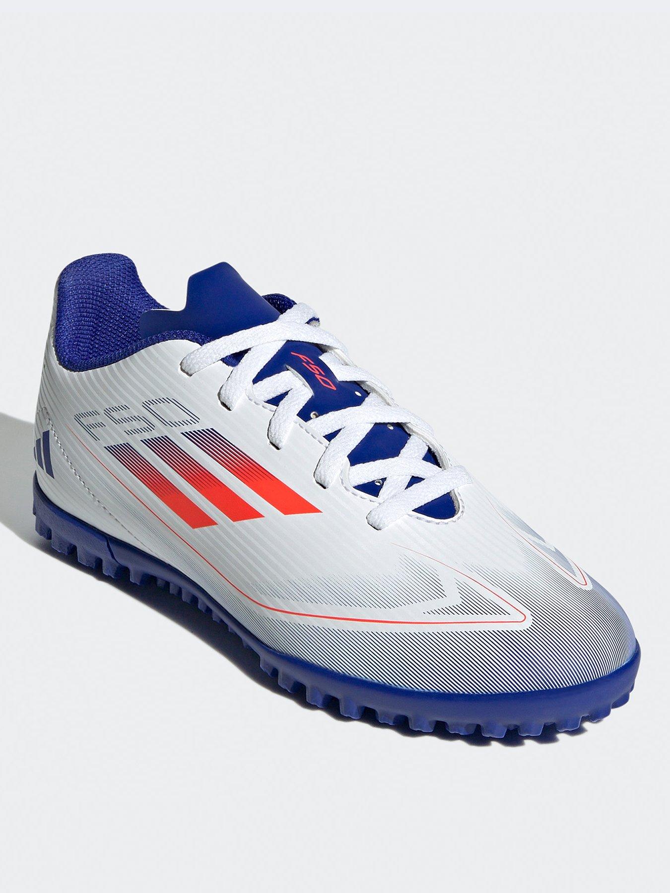 adidas-junior-f50-club-astro-turf-football-boot--whitestillFront