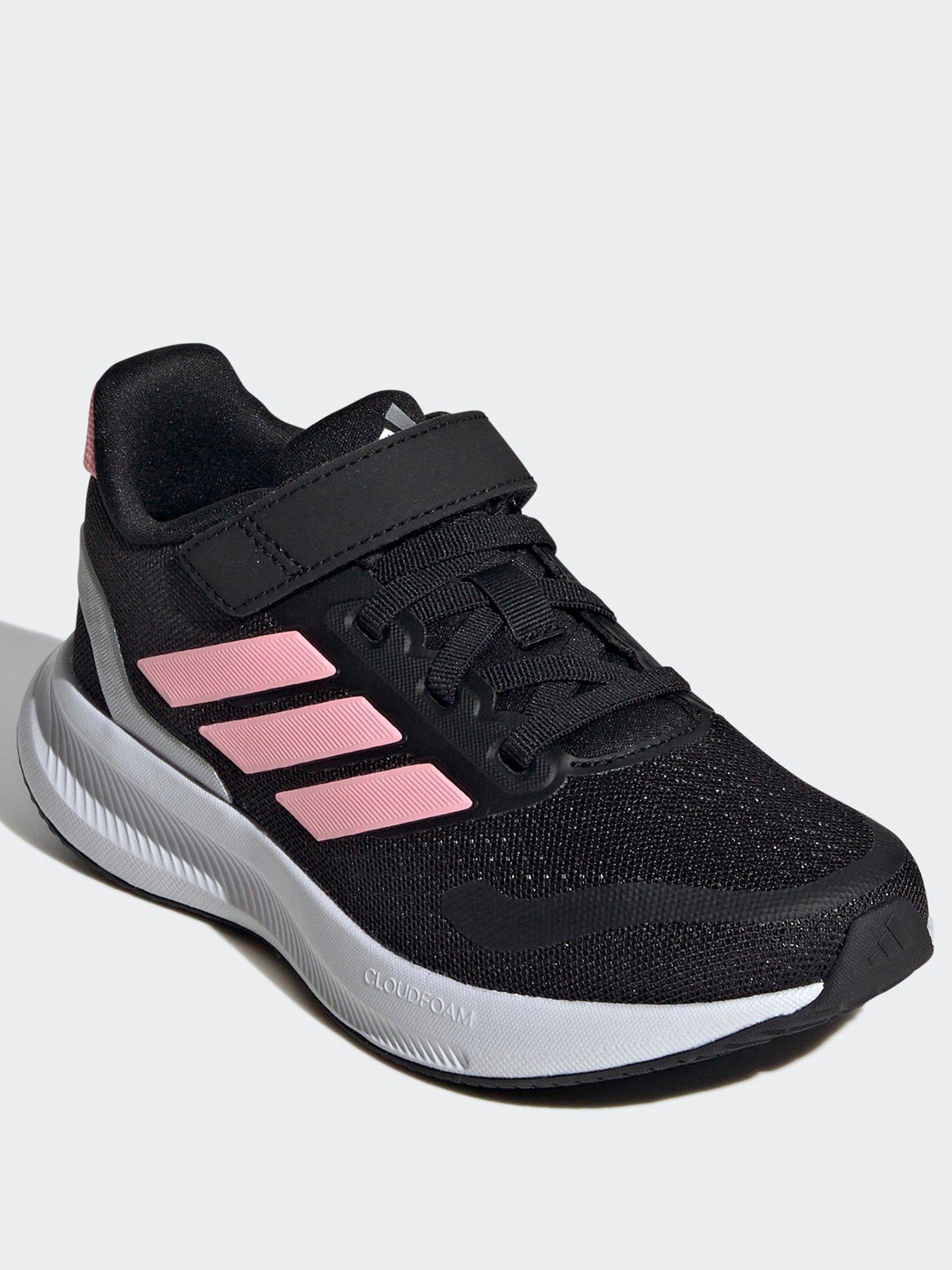 Image 4 of 7 of adidas Girls Kids Running Runfalcon 5 Trainers - Black