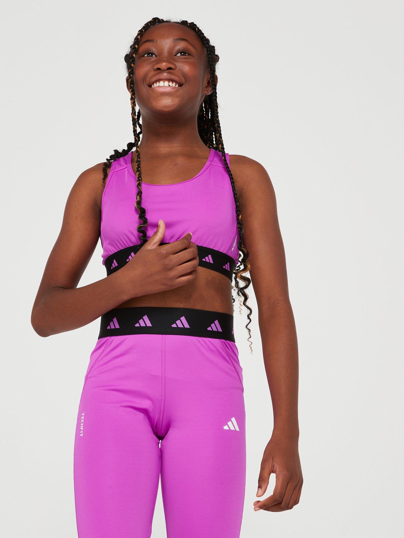 adidas-junior-girls-training-tech-fit-tights-purpledetail