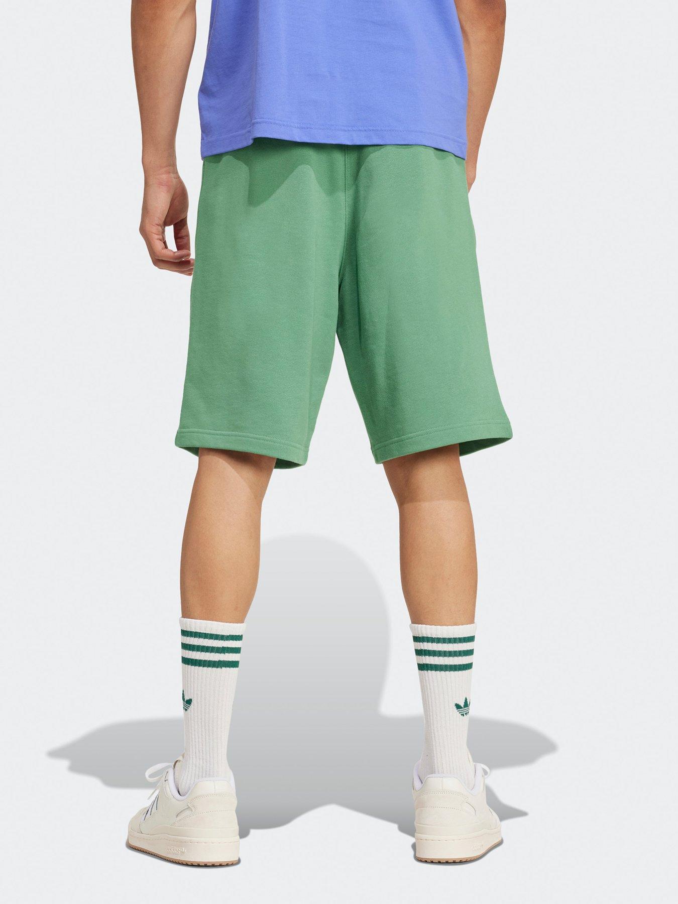 adidas-originals-mens-essentials-short-greenstillFront