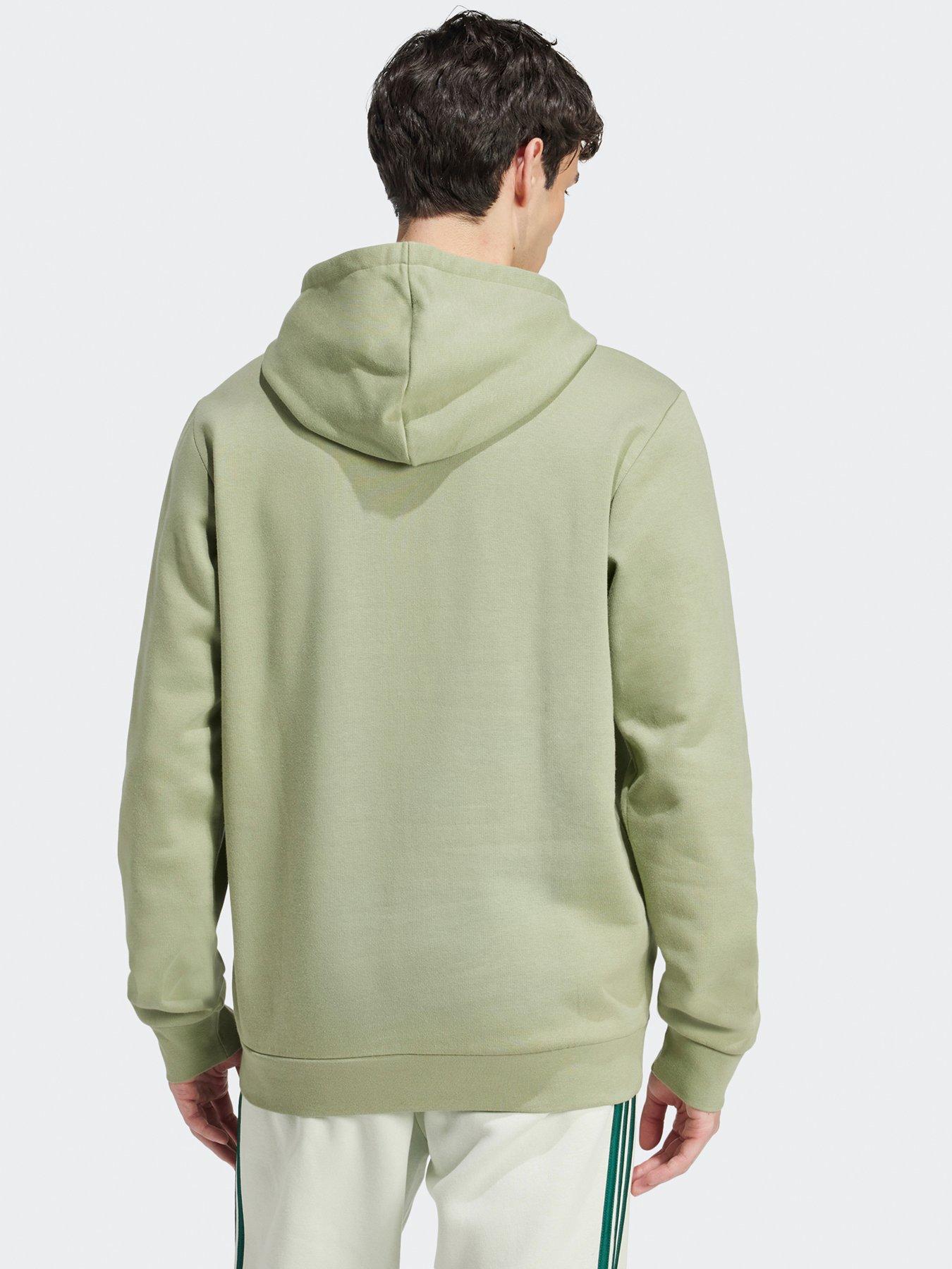 adidas-sportswear-mens-feelcozy-hoodie-greenstillFront