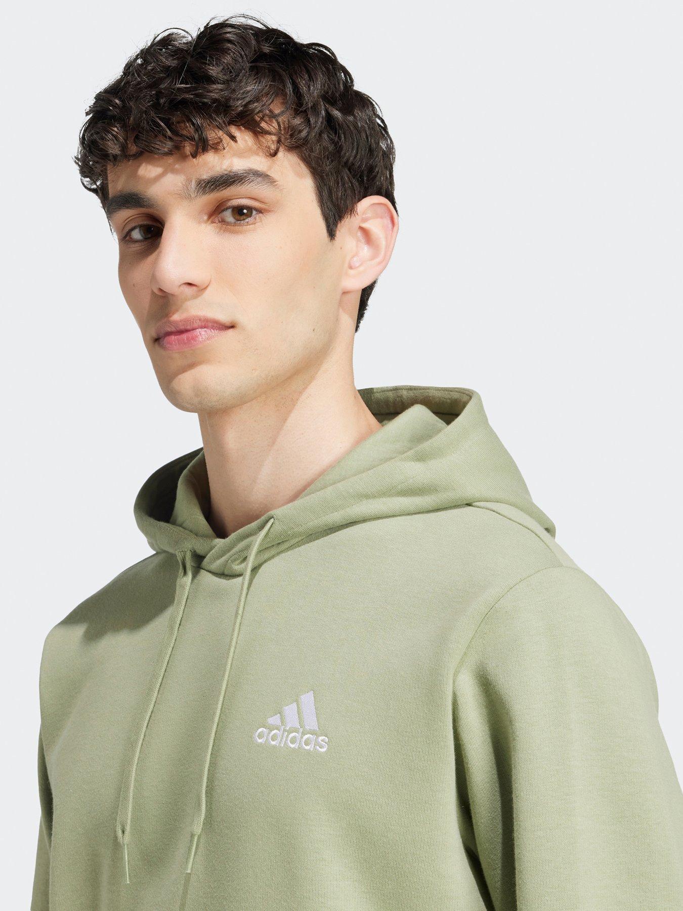 adidas-sportswear-mens-feelcozy-hoodie-greenoutfit