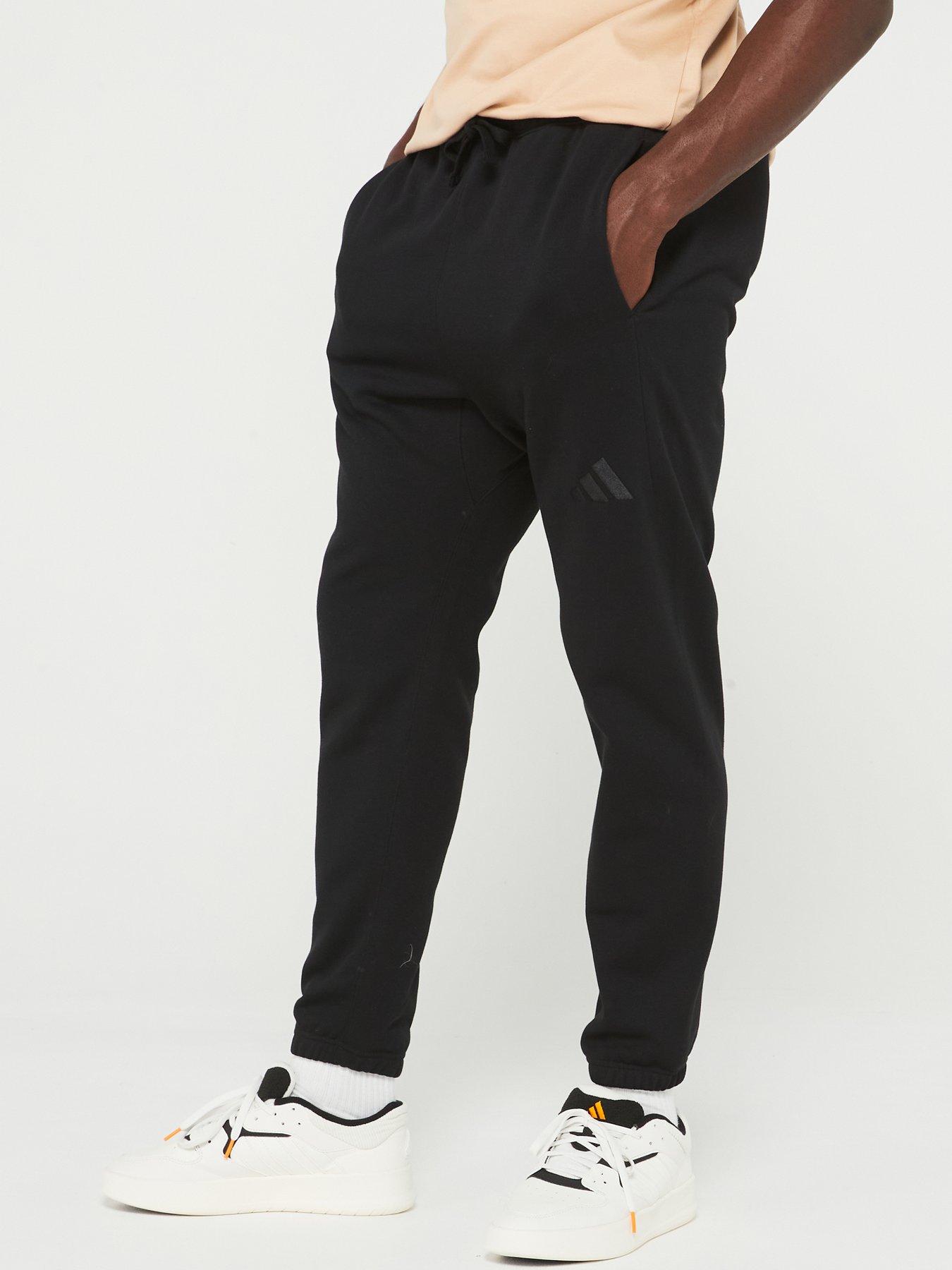 adidas-sportswear-mens-all-season-fleece-cuff-pant-black