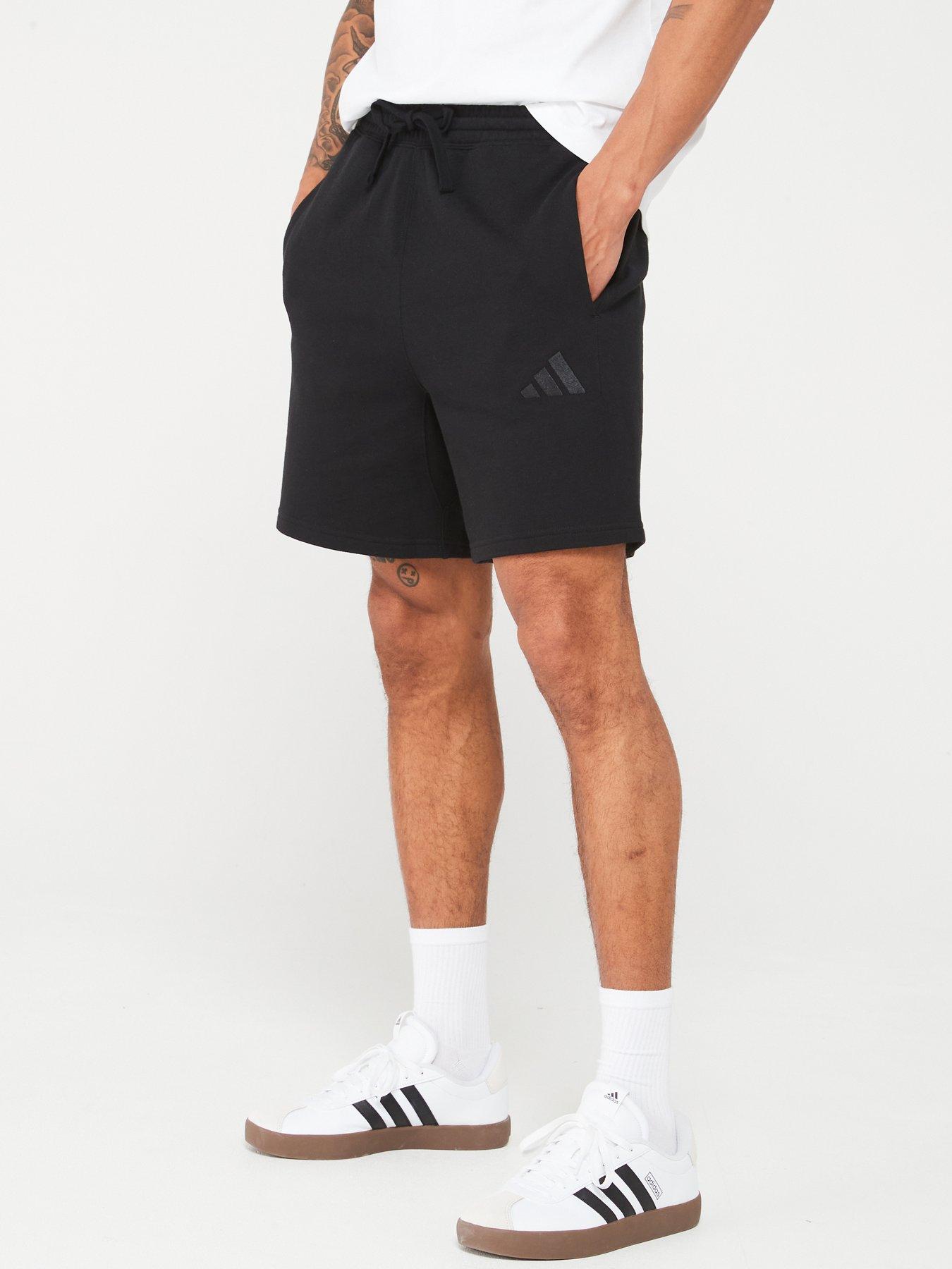 adidas Sportswear Mens All Season French Terry Short - Black