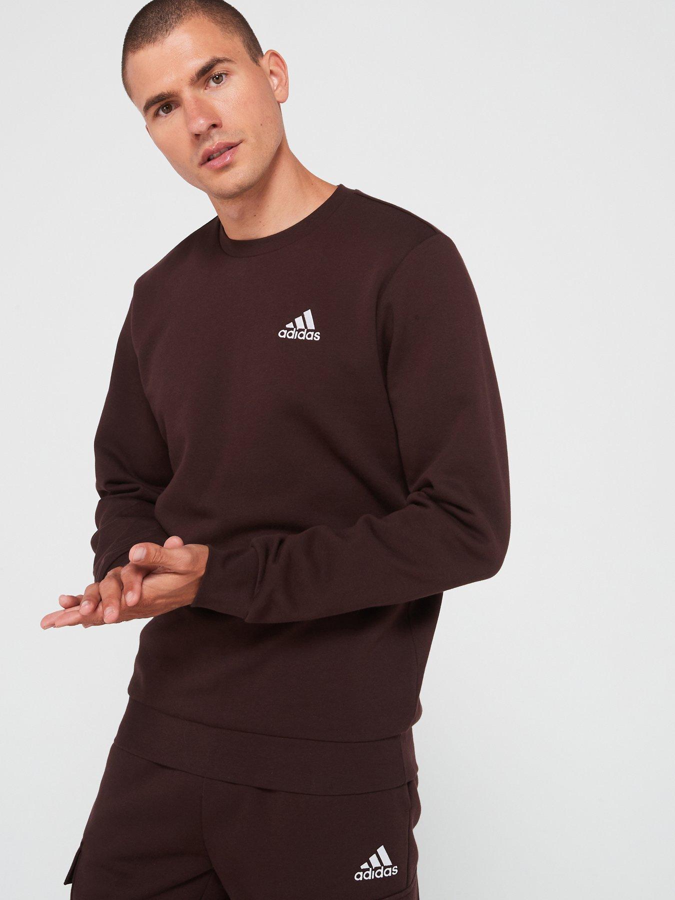 adidas-sportswear-mens-feelcozy-sweat-brown