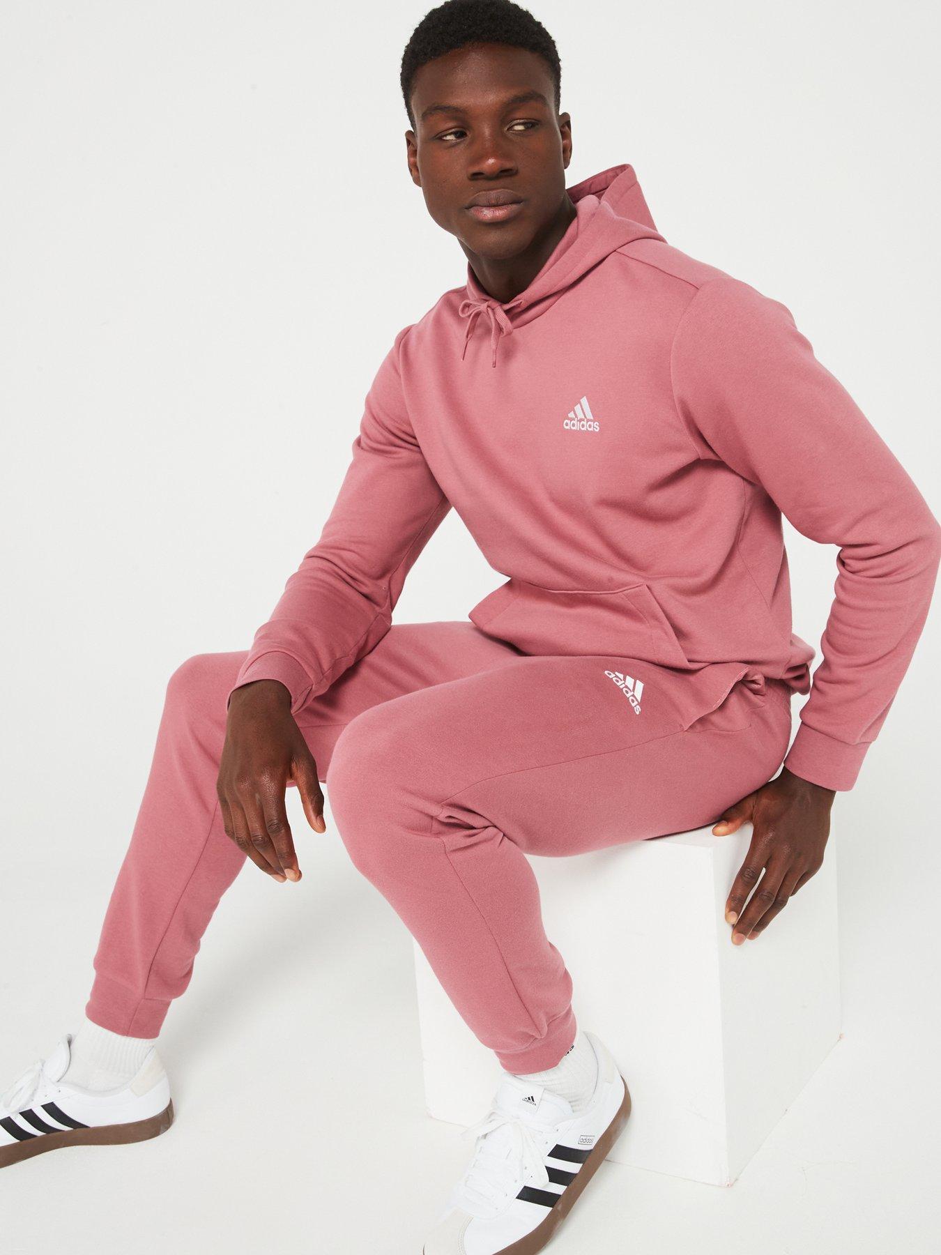 adidas-sportswear-mens-feelcozy-pant-pinkoutfit