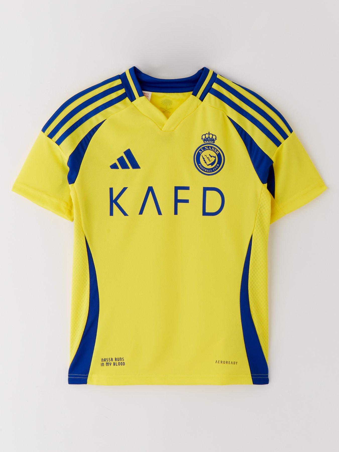 adidas-junior-anfc-home-short-sleeved-shirt--yellow