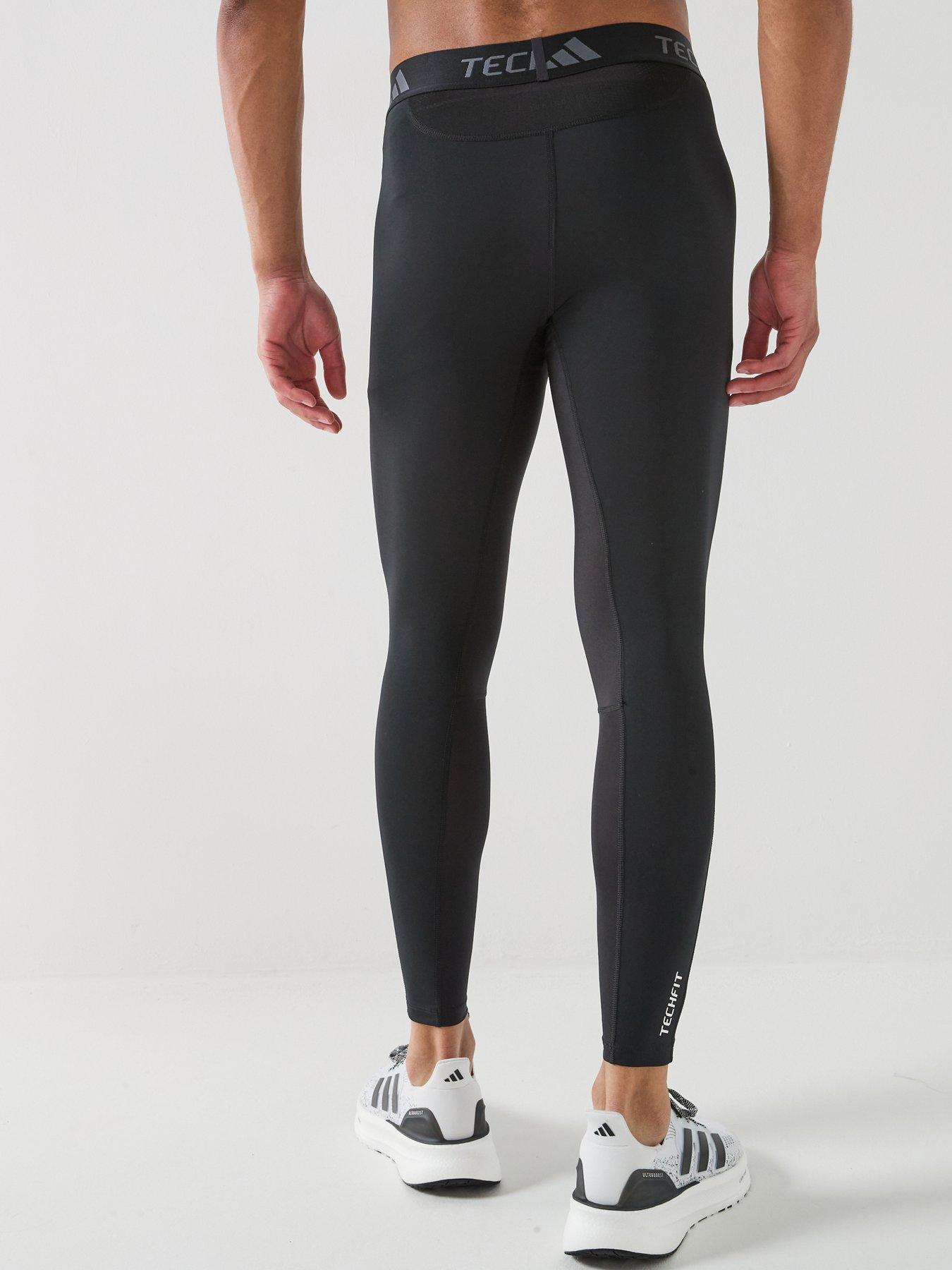Image 2 of 6 of adidas Mens Training Tech Fit Base Tight - Black