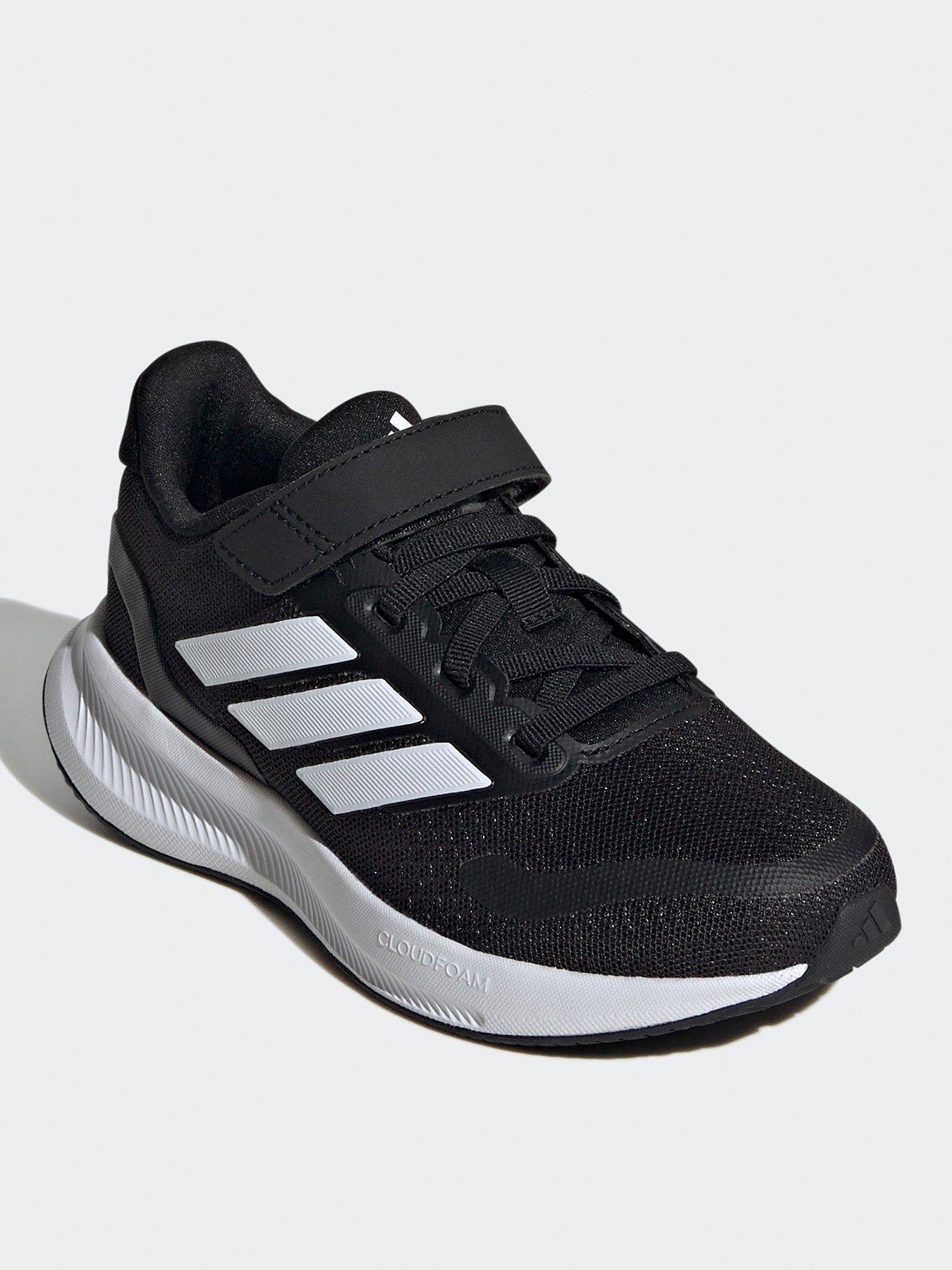 adidas-unisex-kids-running-runfalcon-5-trainers-blackwhitestillFront