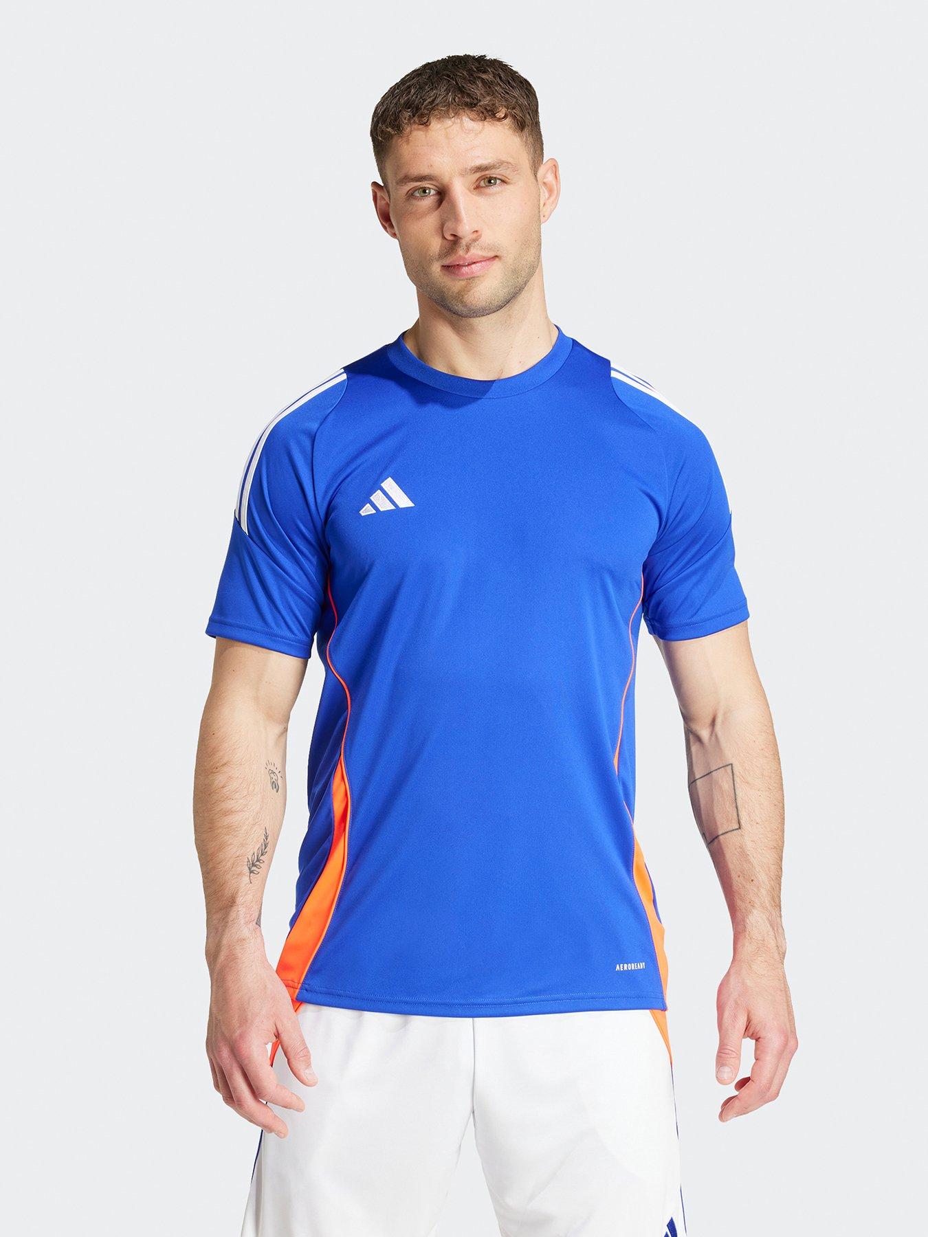 adidas Mens Tiro 24 Training Jersey -white/blue